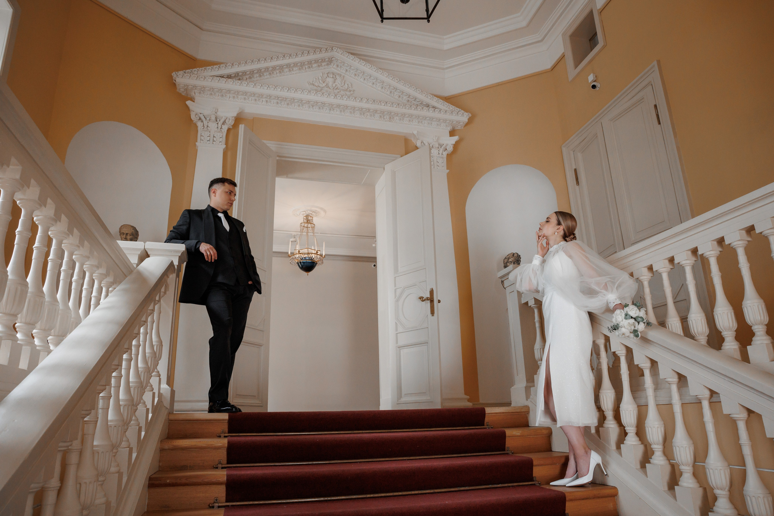 Анна и Сергей, Особняк Муравьевых-Апостолов, прогулка по ВДНХ, ресторан «Домик в саду». Свадебный и репортажный фотограф (Москва, Королев и другие)