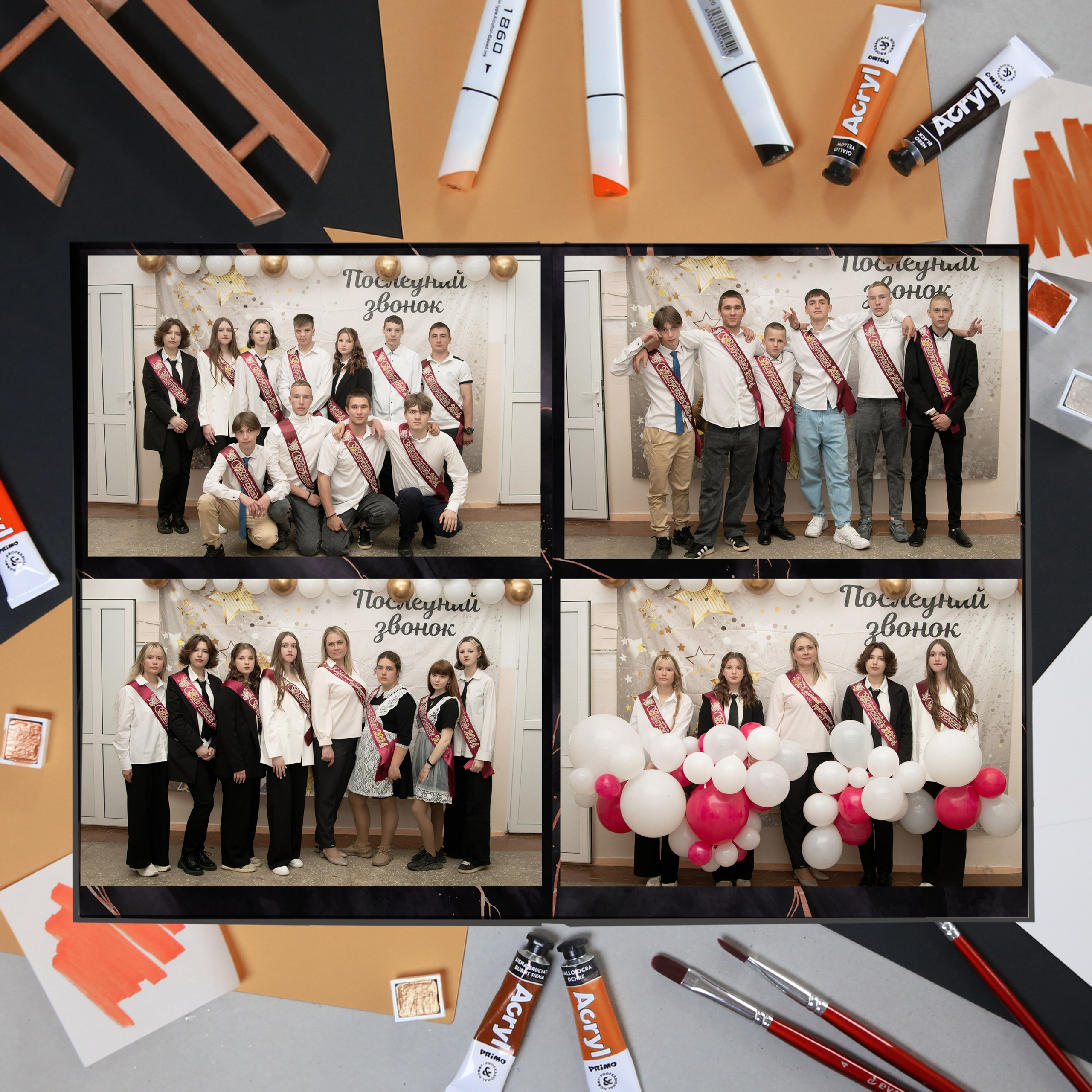 Альбом 10 разворотов Старшая Школа. Выпускные Альбомы и Фотосессии п. Кавалерово