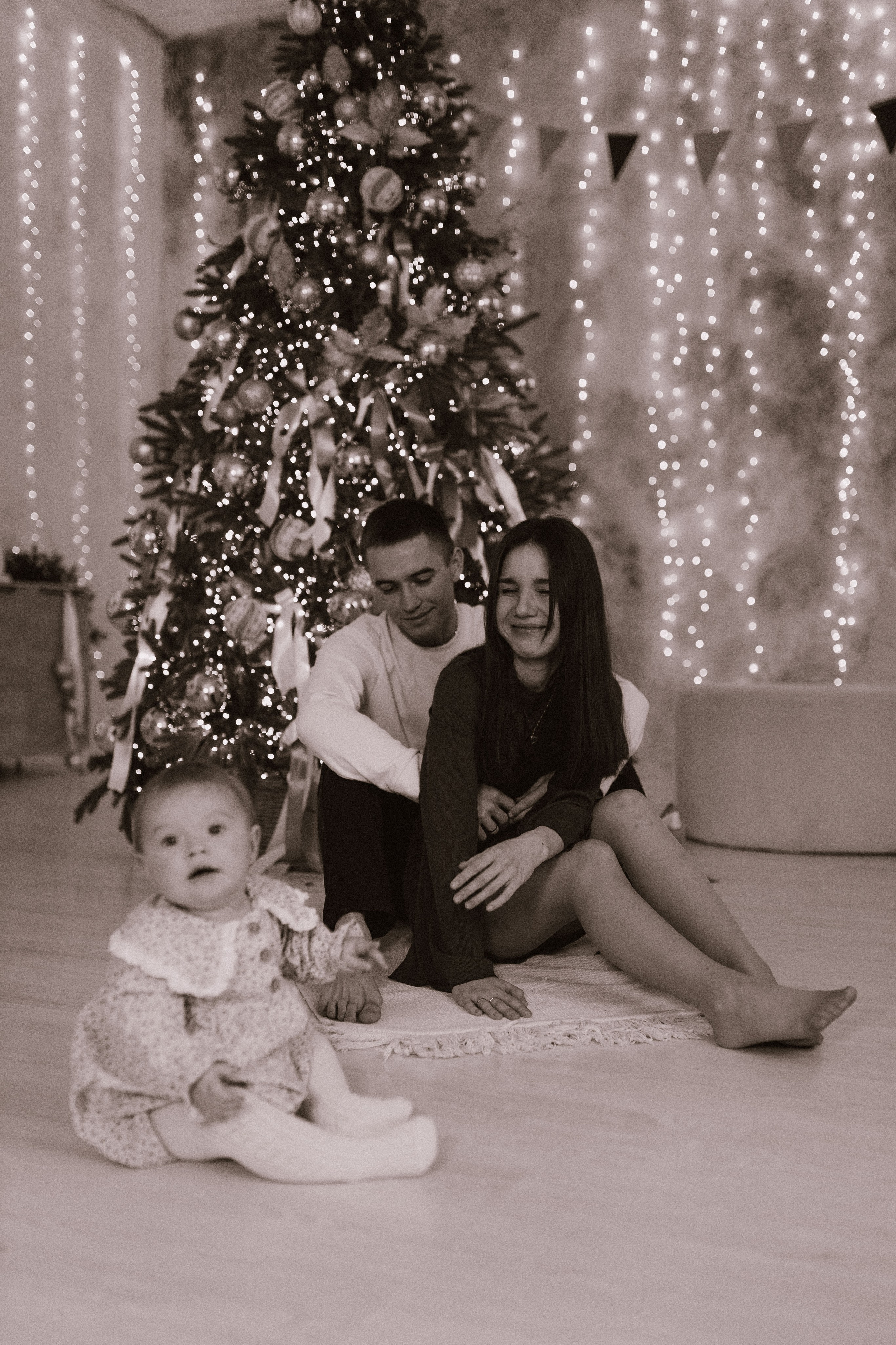 Новогодняя история Дмитрия, Полины и Анюты. Фотограф в Ставрополе Svetlana Matveeva