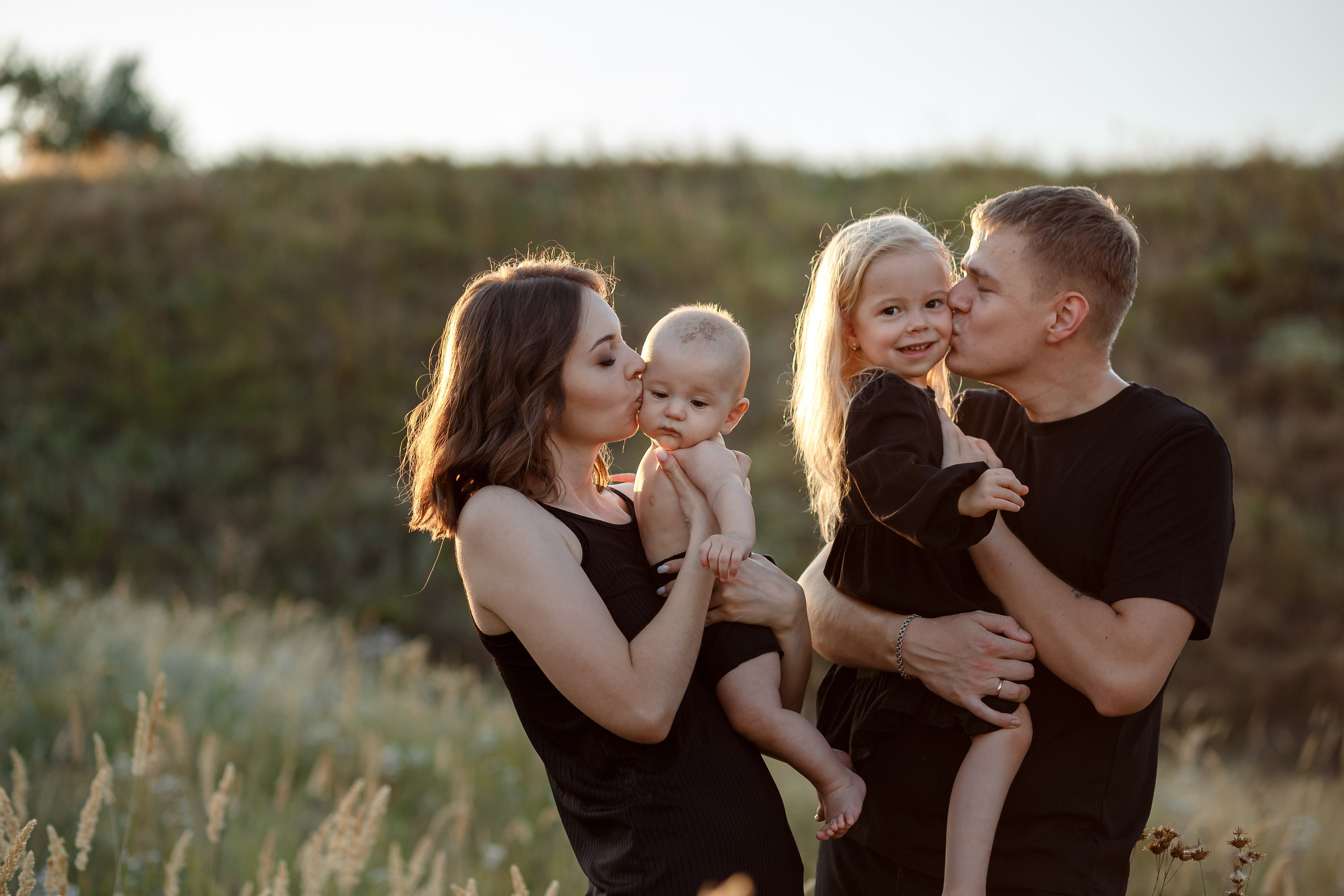 Закат в карьере. Семейный фотограф в Саратове Юлия Охотникова