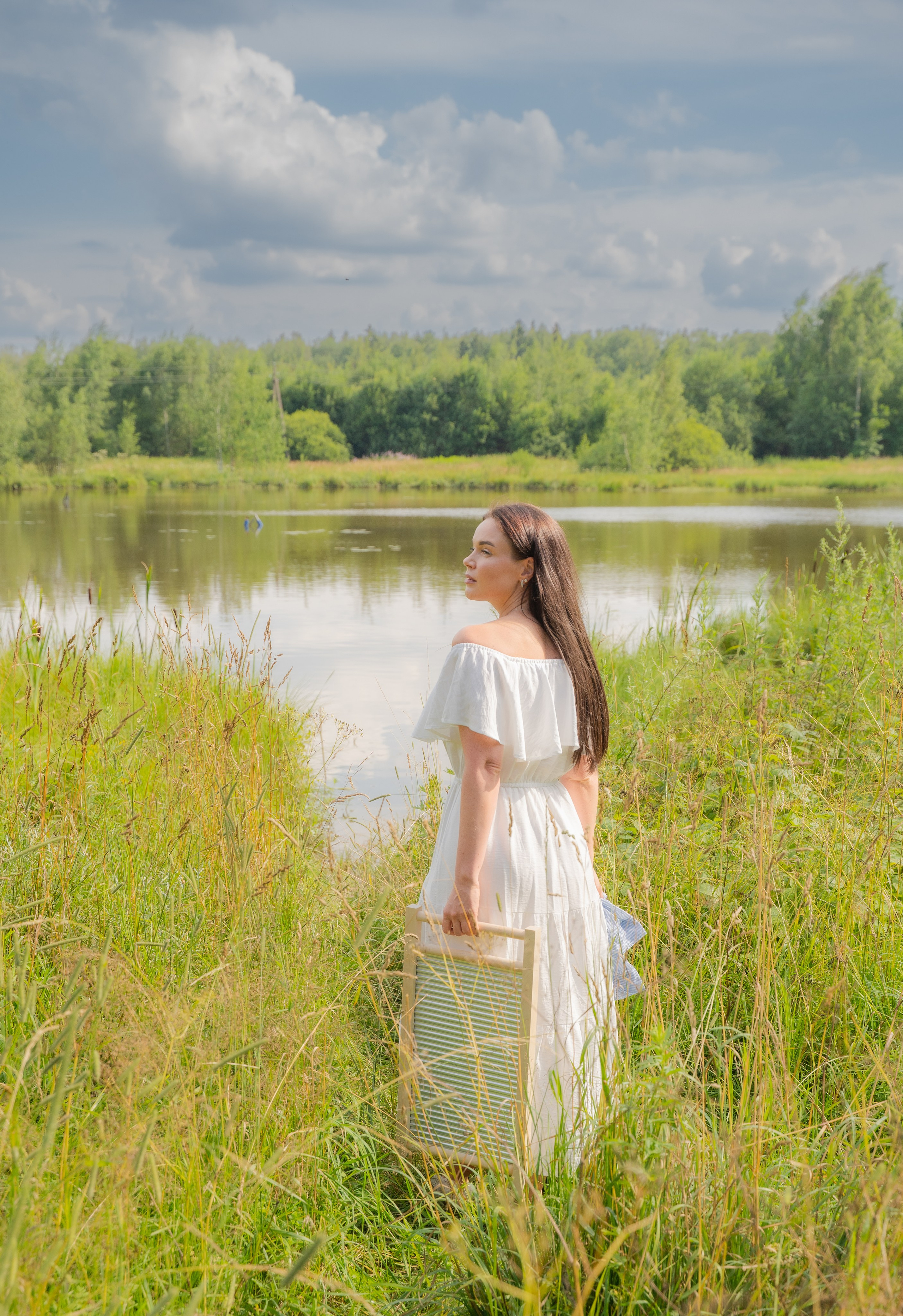 Фотосессия на природе «прачка»