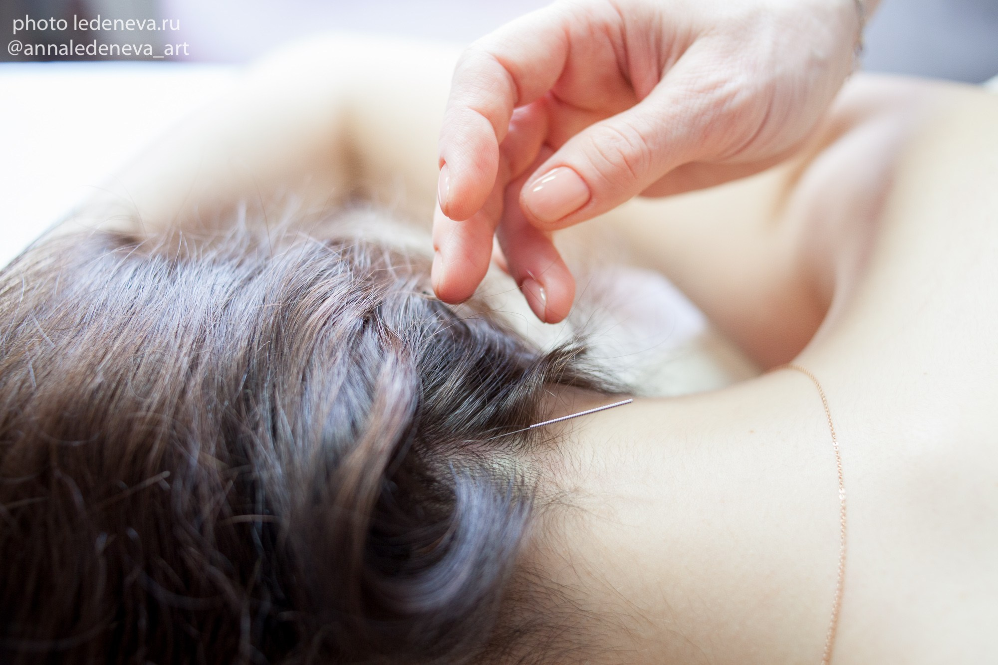 Контент съемка Массаж. Анна Леденева Фотограф
