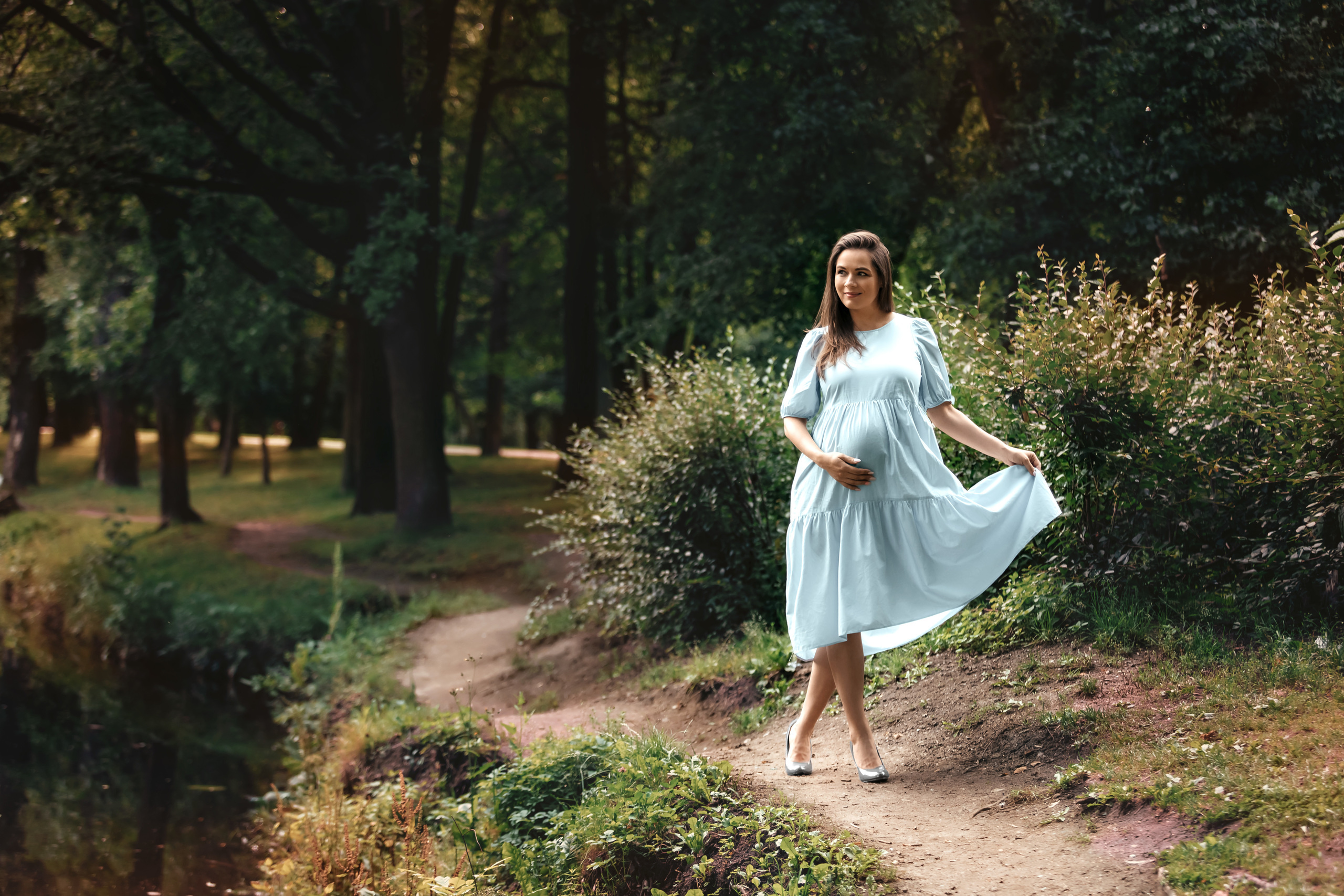 Peterfilm.ru - Беременный фотосет Кати и Вовы в парке. Фотограф Петр М