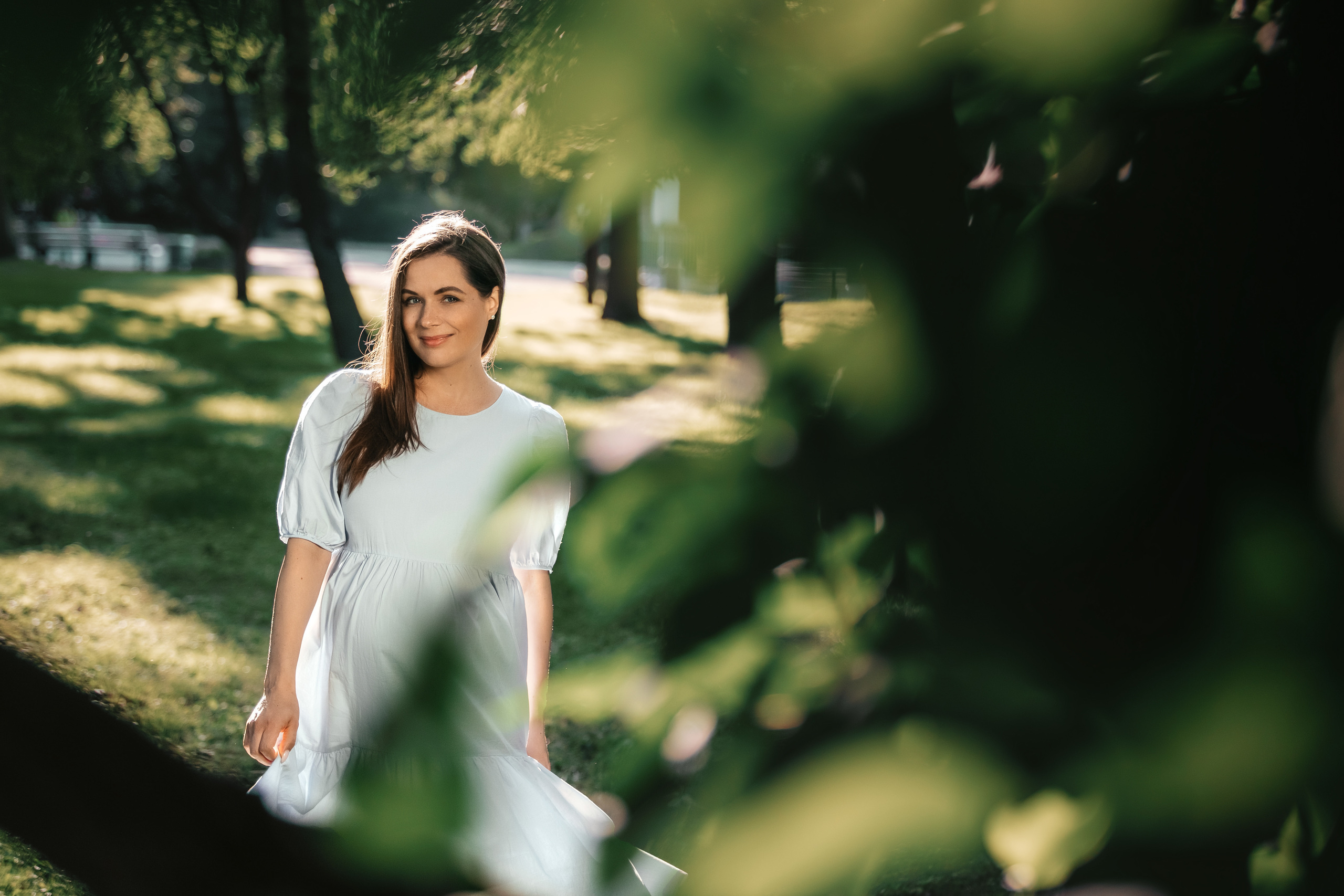 Peterfilm.ru - Беременный фотосет Кати и Вовы в парке. Фотограф Петр М