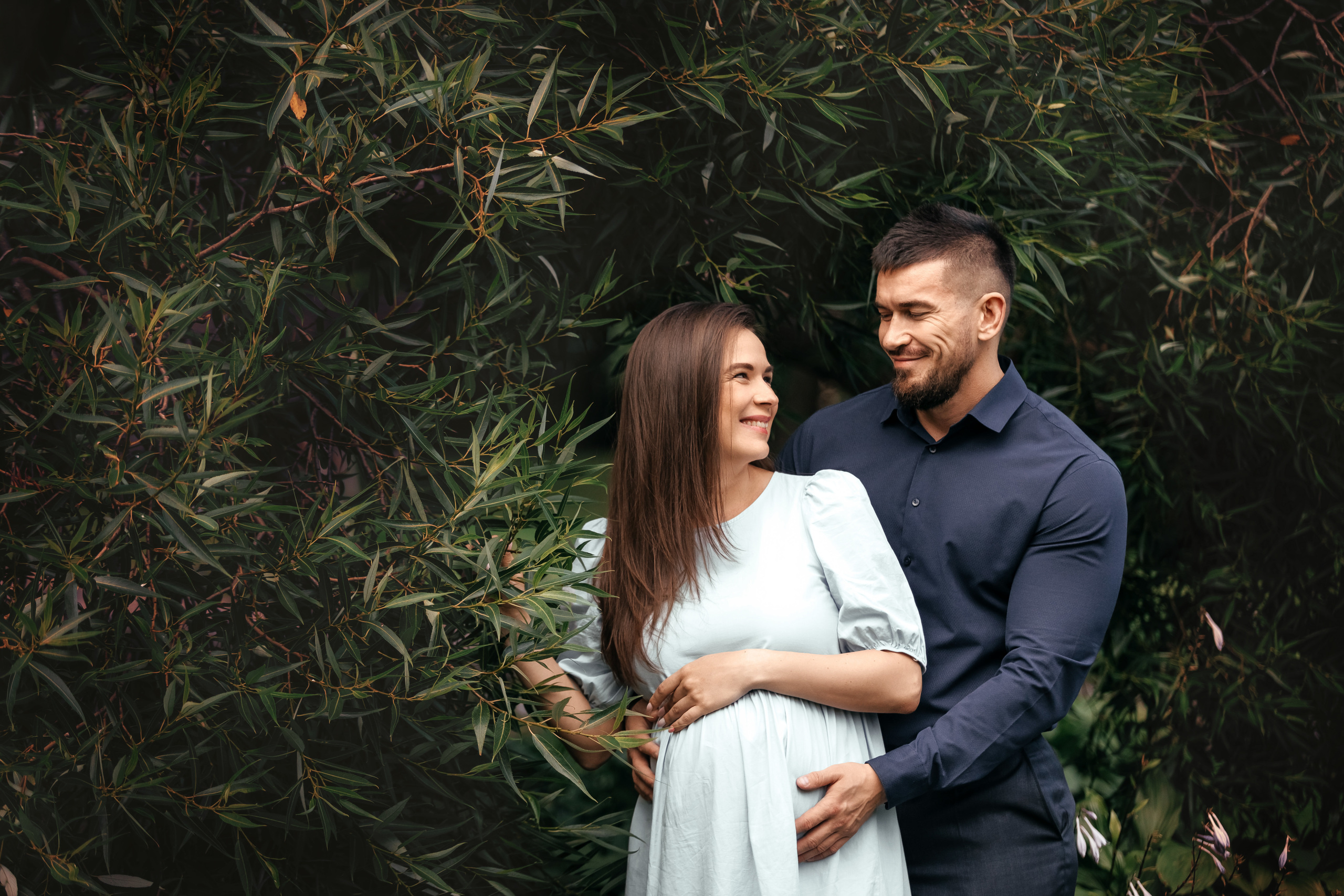 Peterfilm.ru - Беременный фотосет Кати и Вовы в парке. Фотограф Петр М