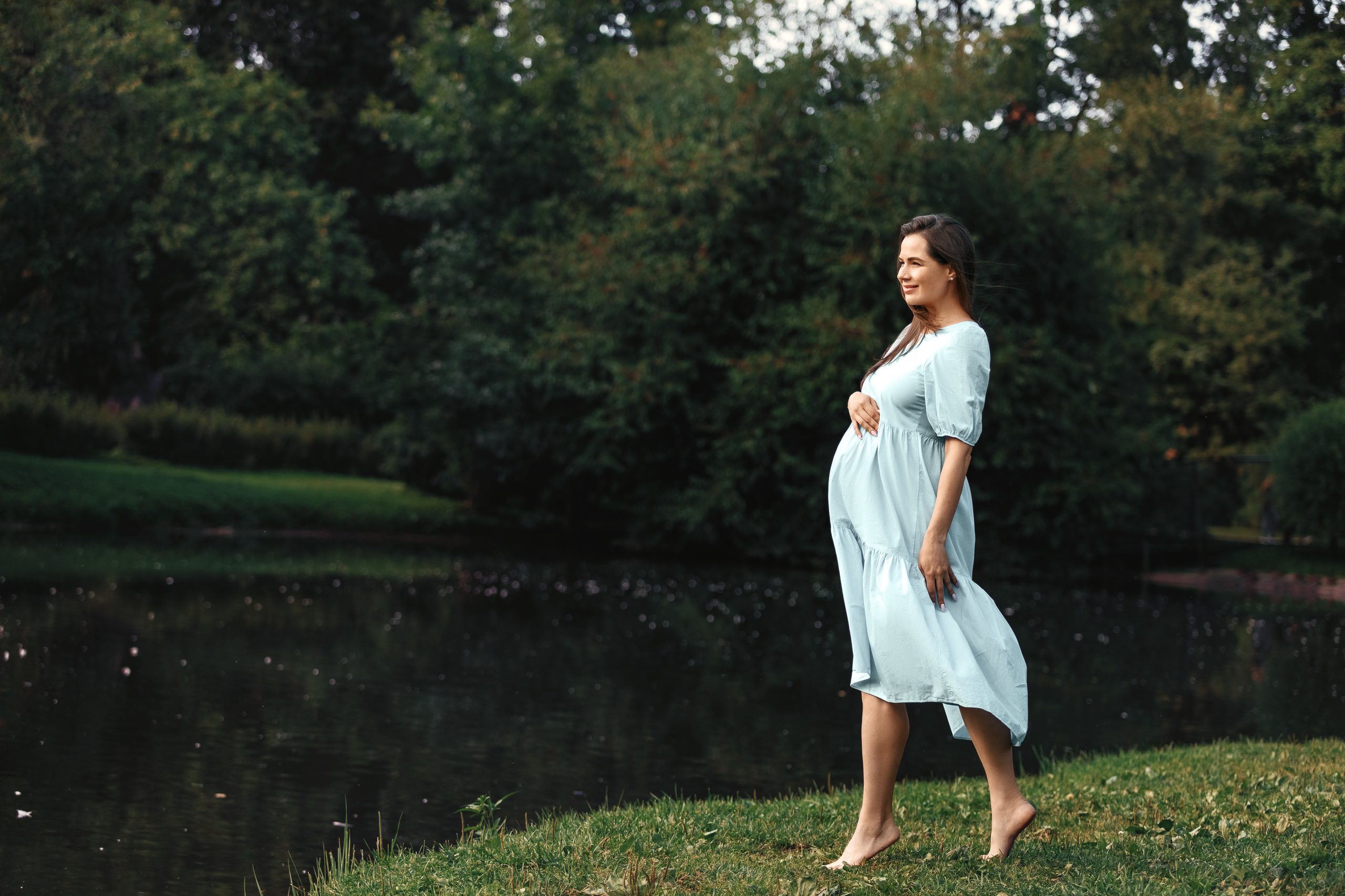 Peterfilm.ru - Беременный фотосет Кати и Вовы в парке. Фотограф Петр М