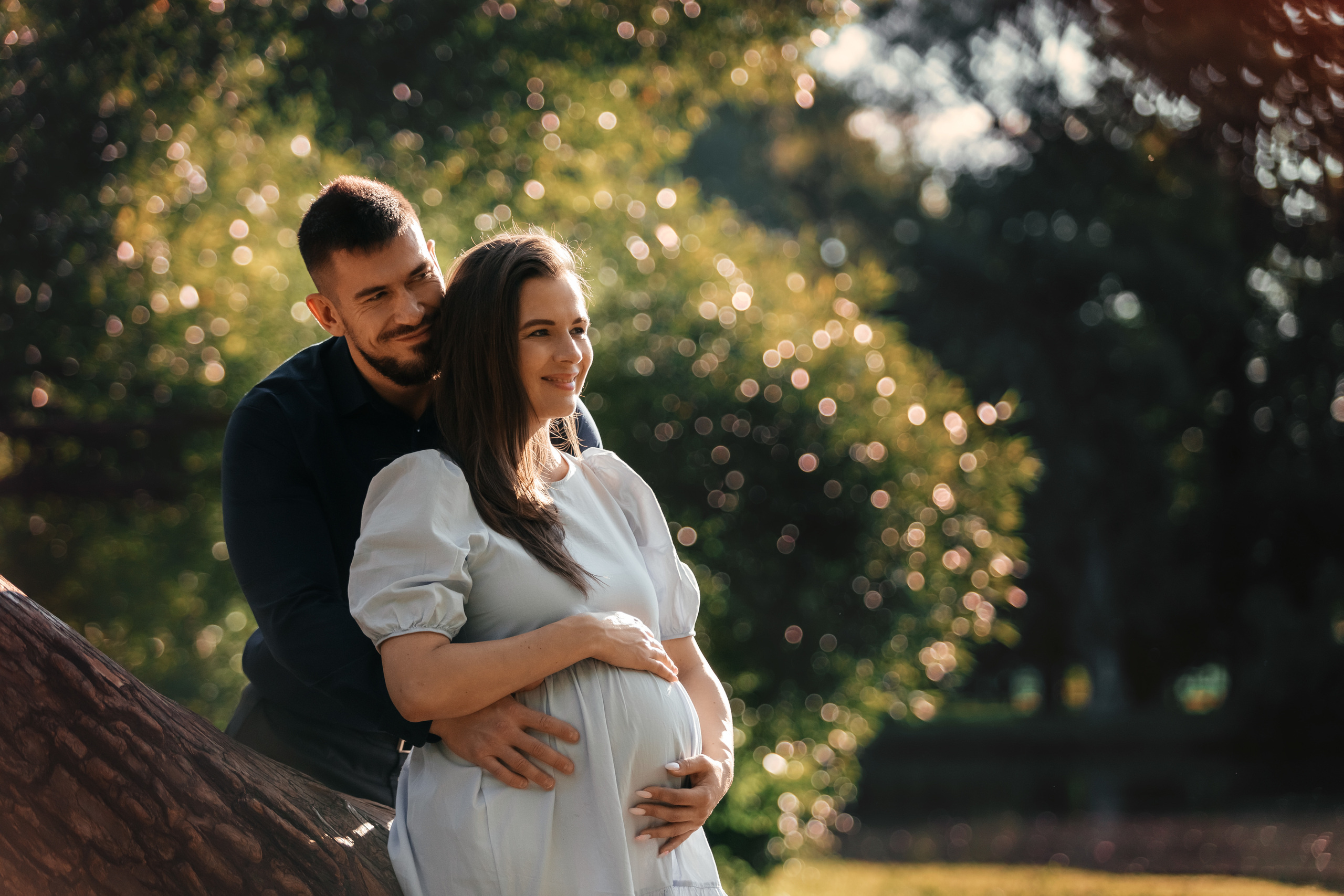 Peterfilm.ru - Беременный фотосет Кати и Вовы в парке. Фотограф Петр М