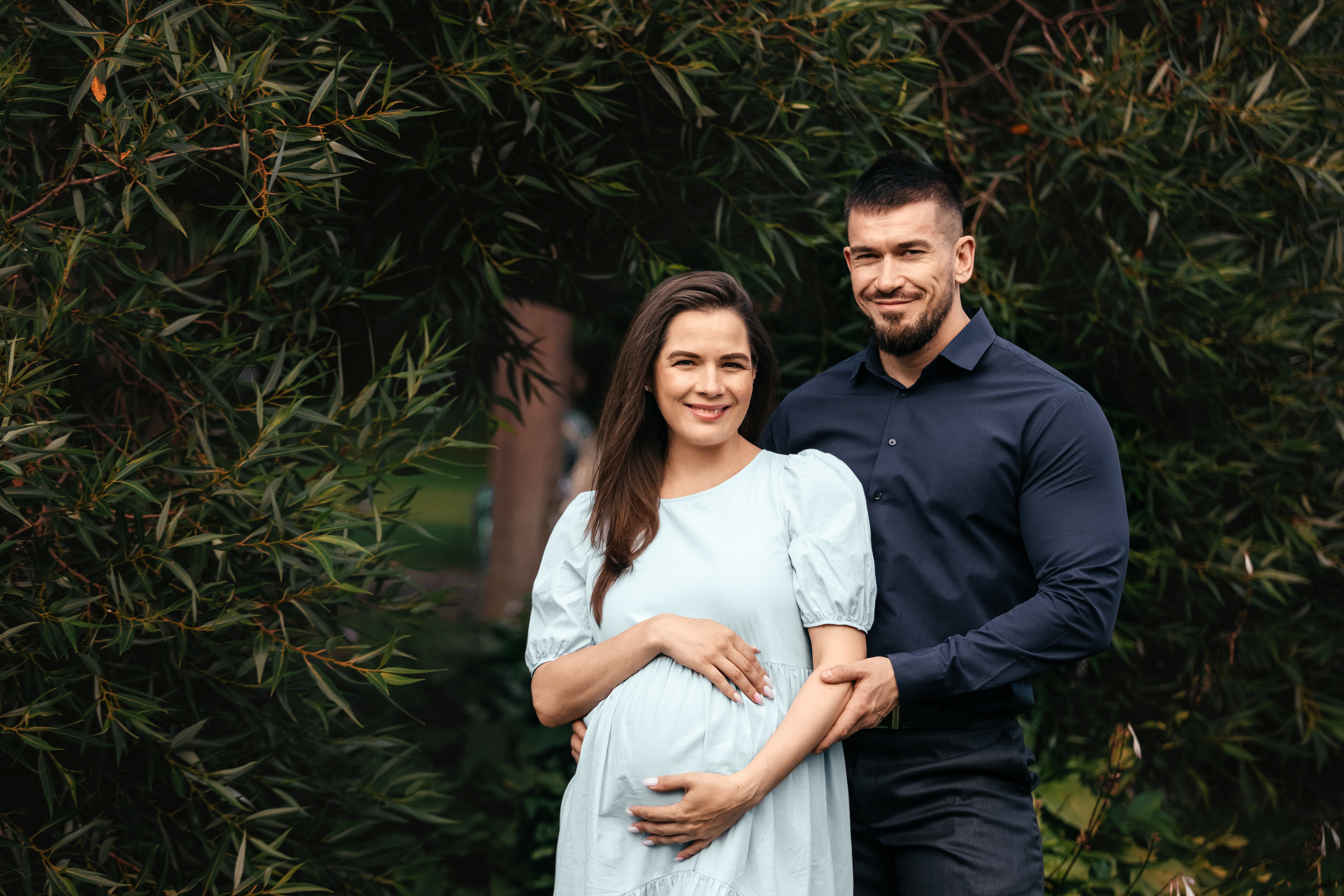 Peterfilm.ru - Беременный фотосет Кати и Вовы в парке. Фотограф Петр М