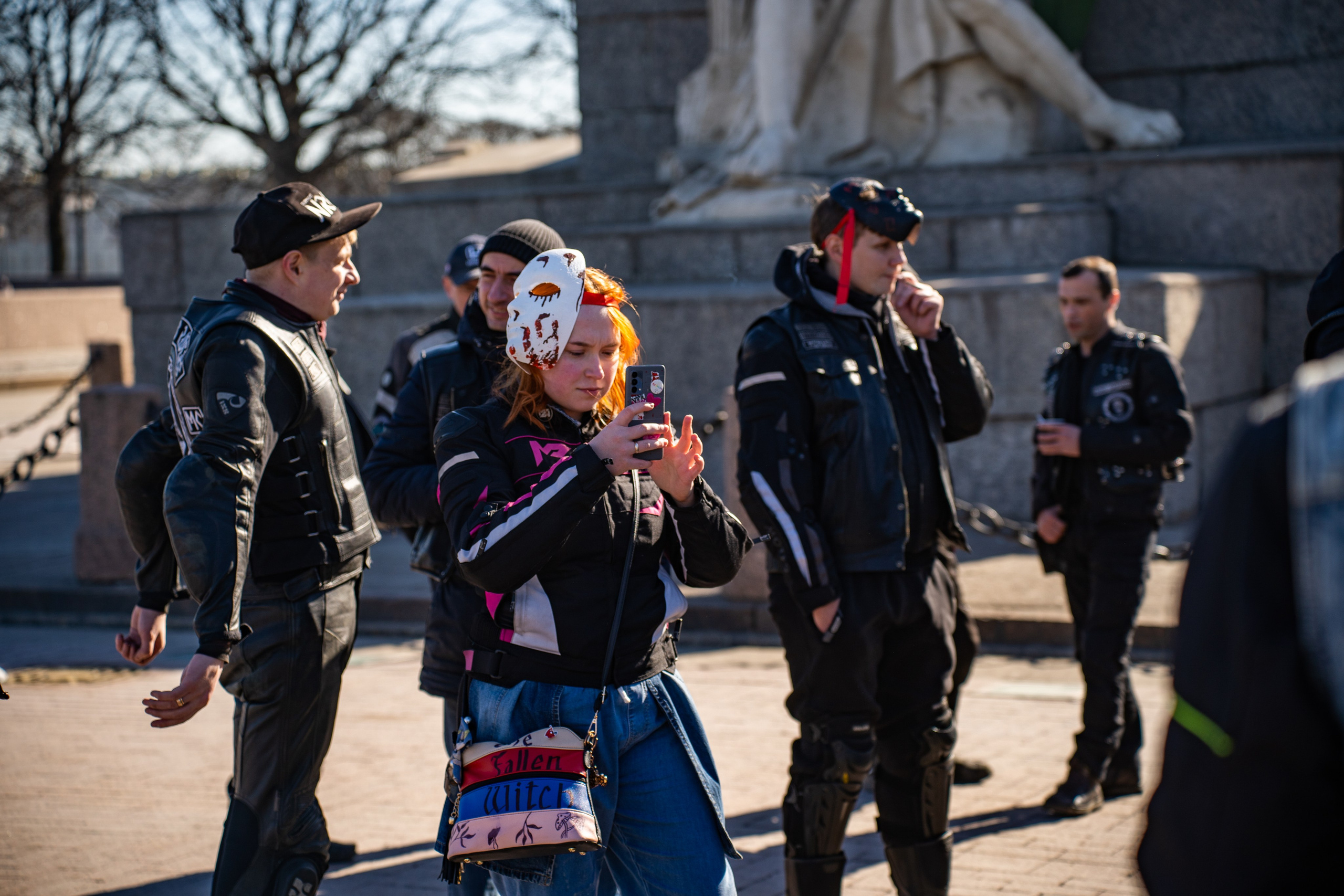 Весенний прохват мотоклуба Normans Riders MC. Концертный и репортажный фотограф в Санкт-Петербурге Слава Пахомов