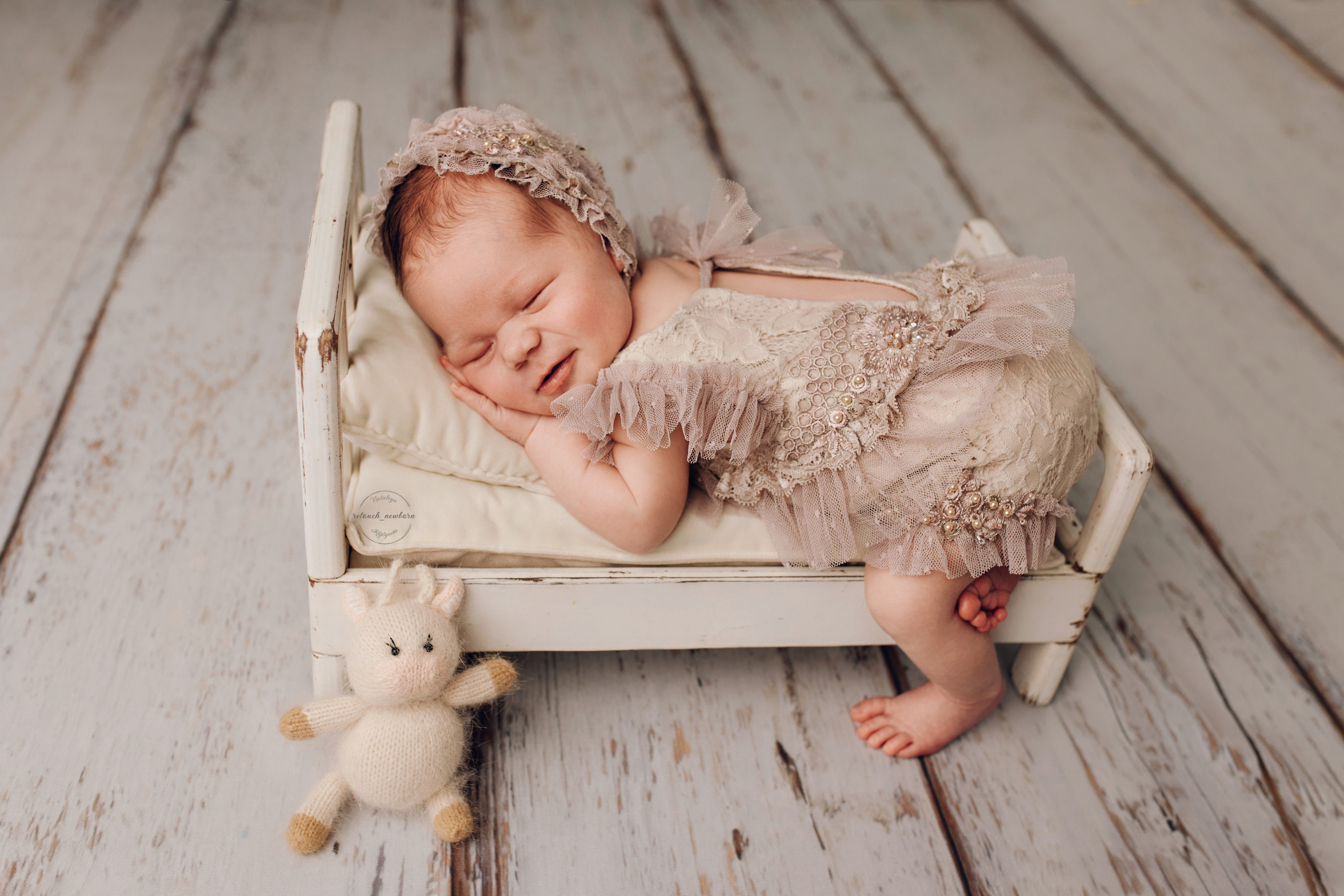 А. Ретушь новорожденных, обучение ретуши новорожденных, Наталия Коптяева