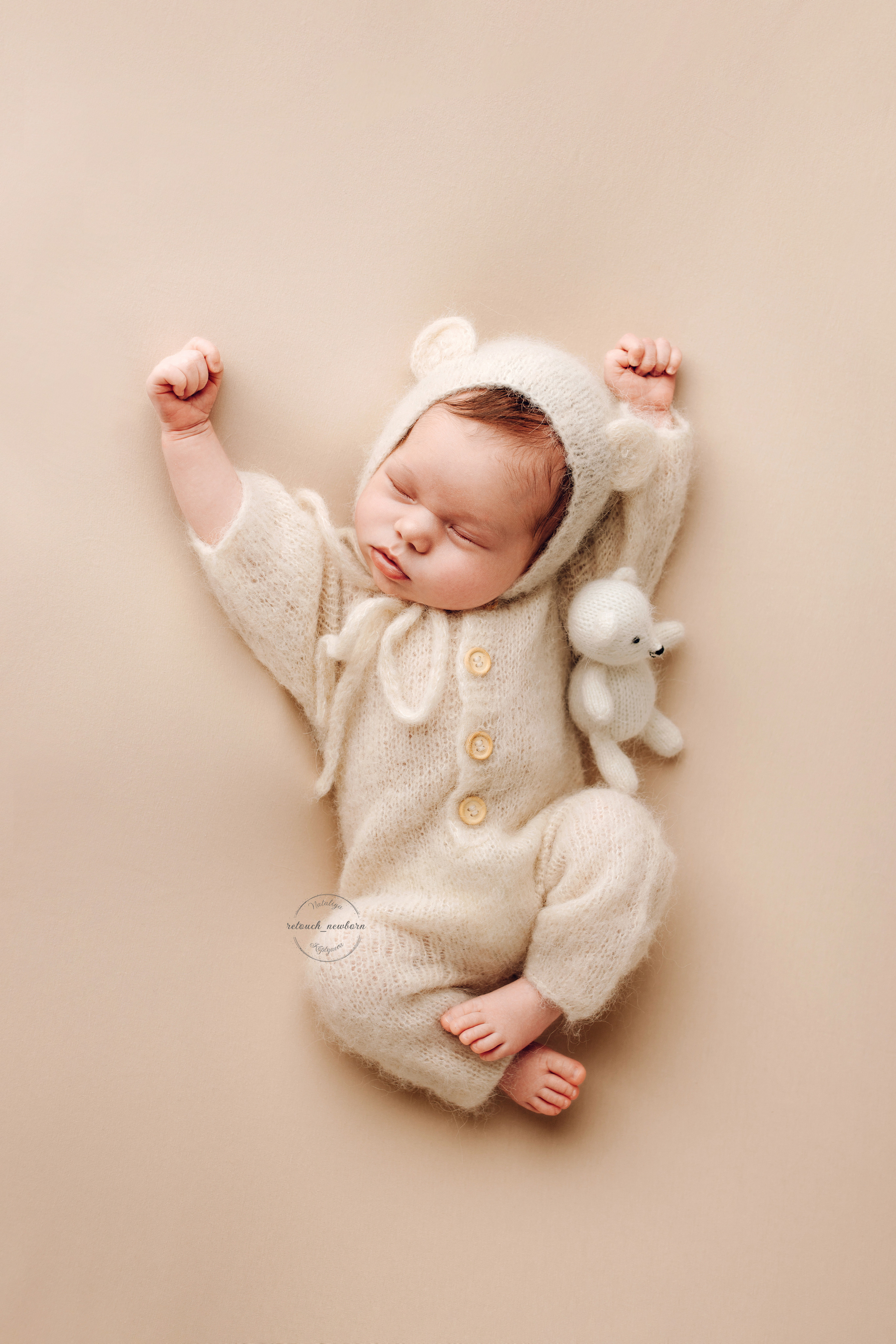 А. Ретушь новорожденных, обучение ретуши новорожденных, Наталия Коптяева