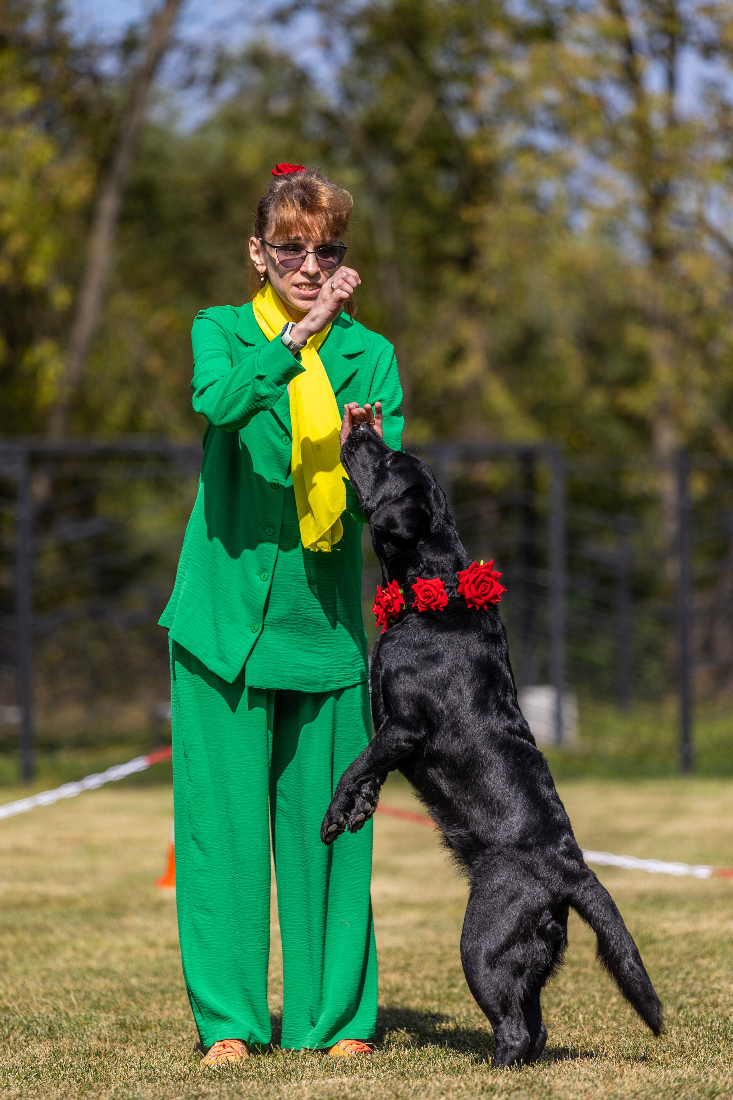 Съемка мероприятия: конкурс по танцам с собаками. Фотография. Юрий Савин