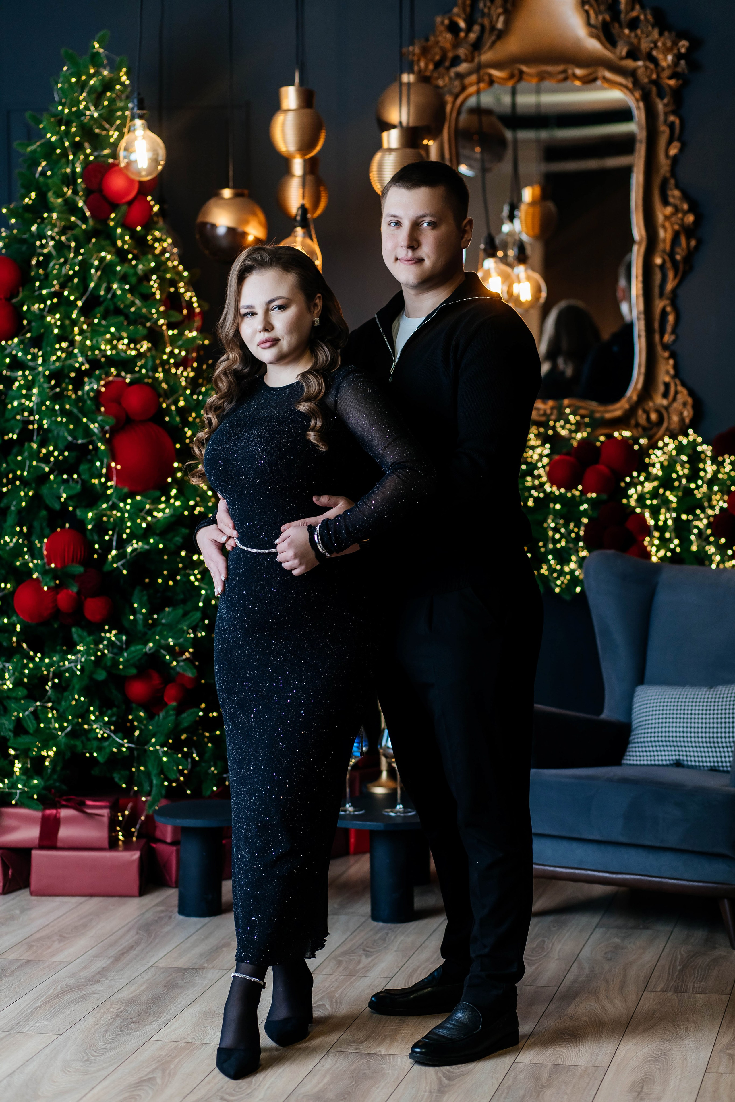 Мария и Вадим НГ 2026. Женский фотограф в Оренбурге Ирина Заводчикова