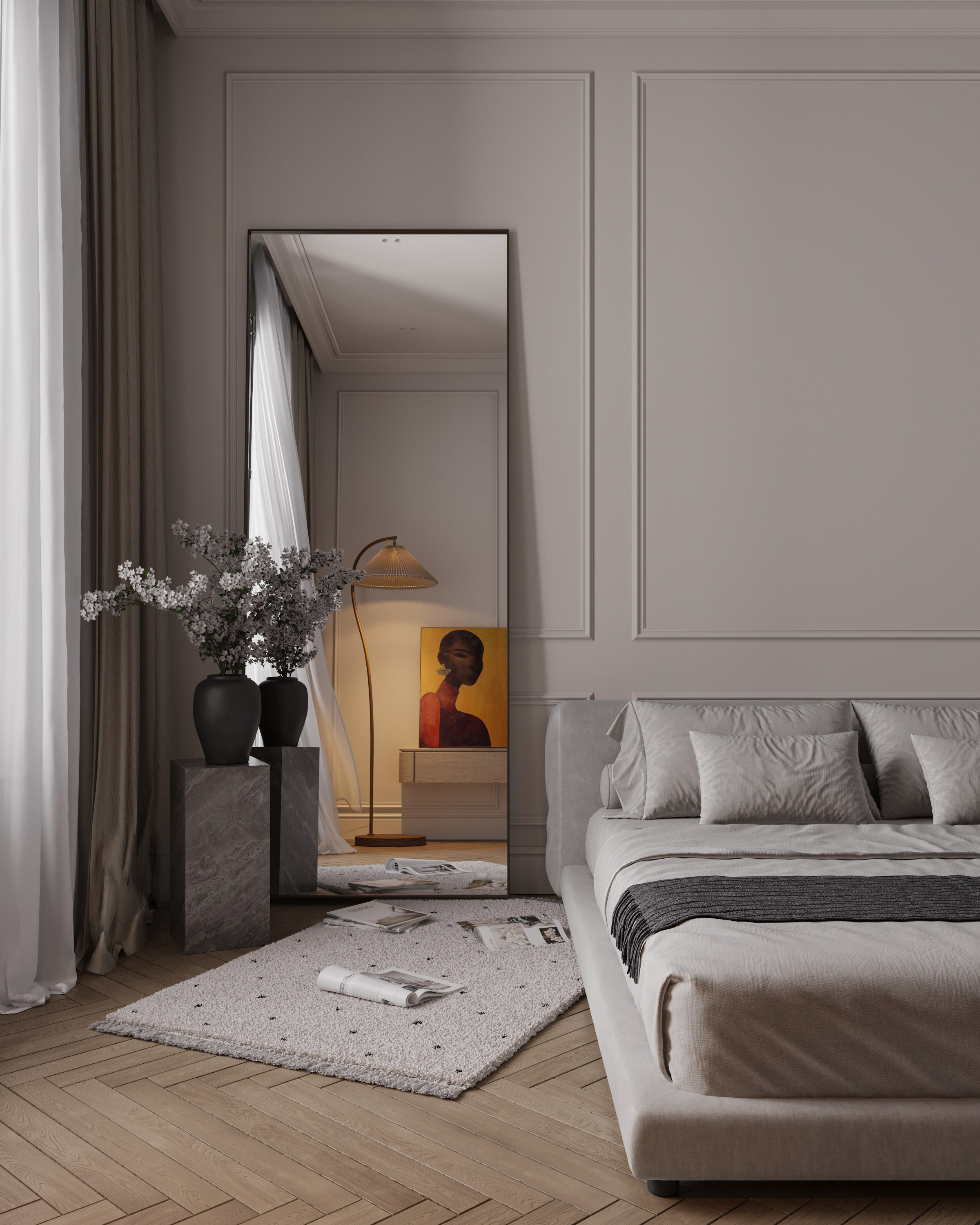 Спальня. 3D визуализатор интерьеров