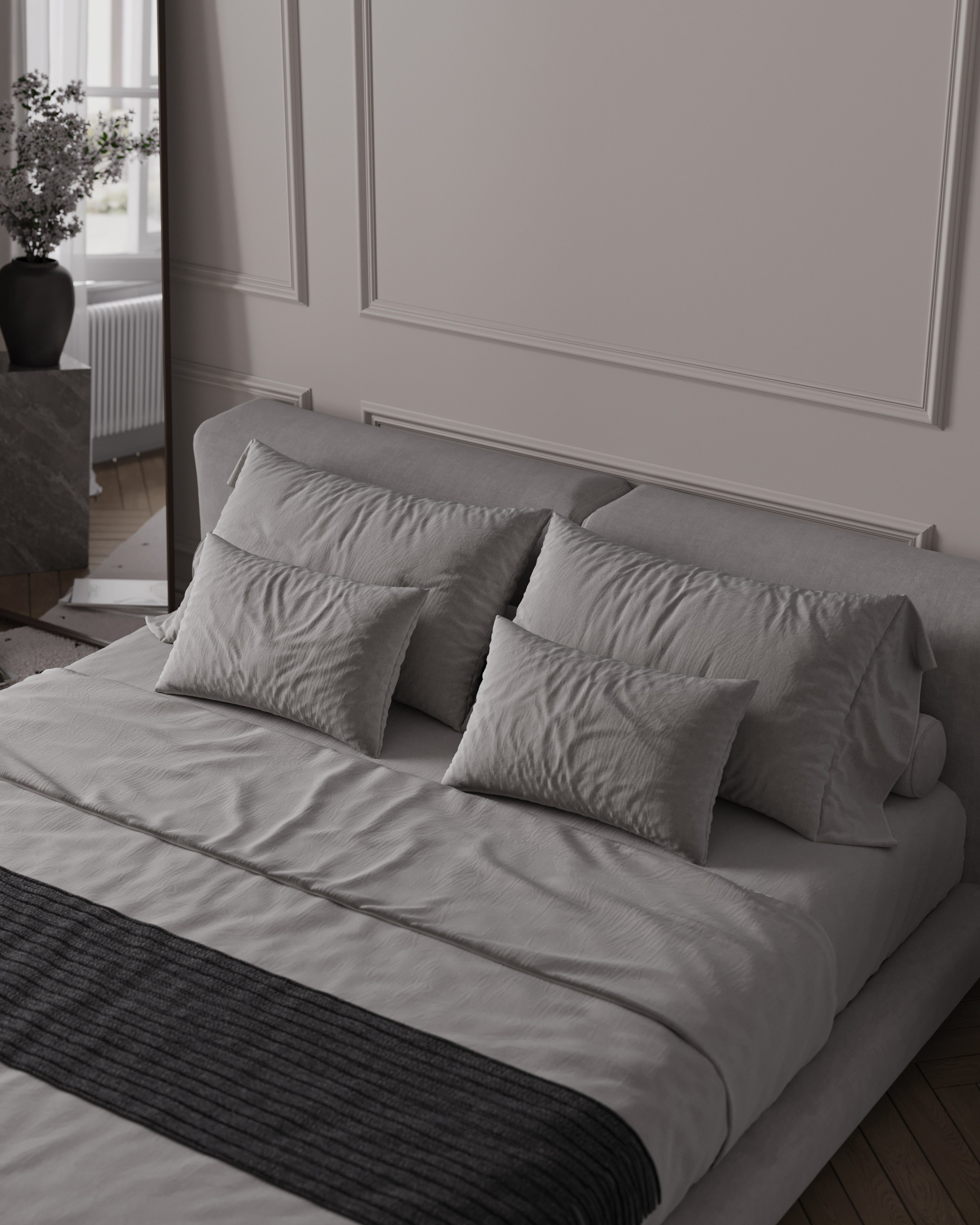 Спальня. 3D визуализатор интерьеров