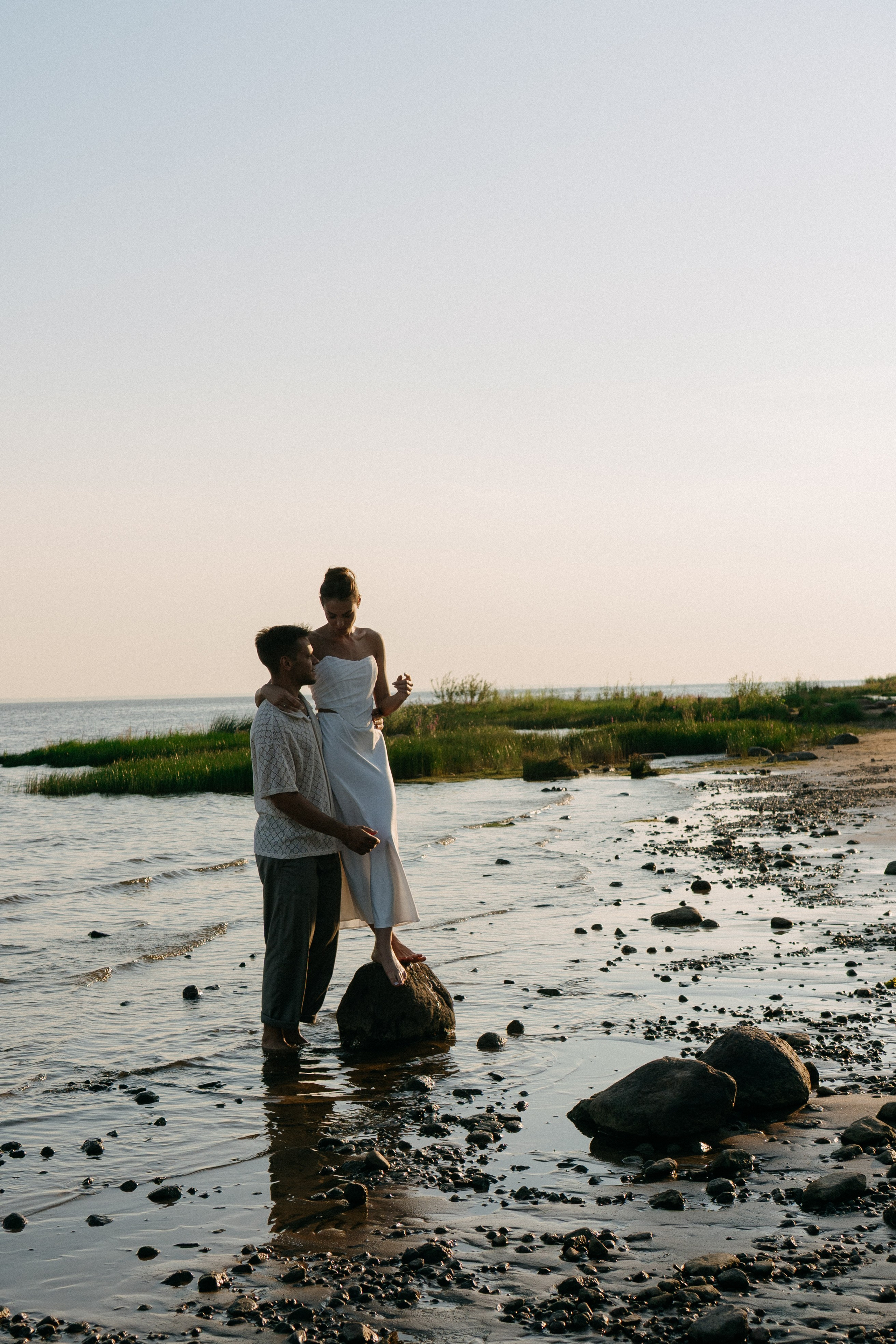 СВАДЕБНАЯ ФОТОСЕССИЯ ВЫЕЗДНОЙ ЦЕРЕМОНИИ (ФИНСКИЙ ЗАЛИВ). Профессиональный фотограф, Санкт-Петербург — Виктория Богомолова