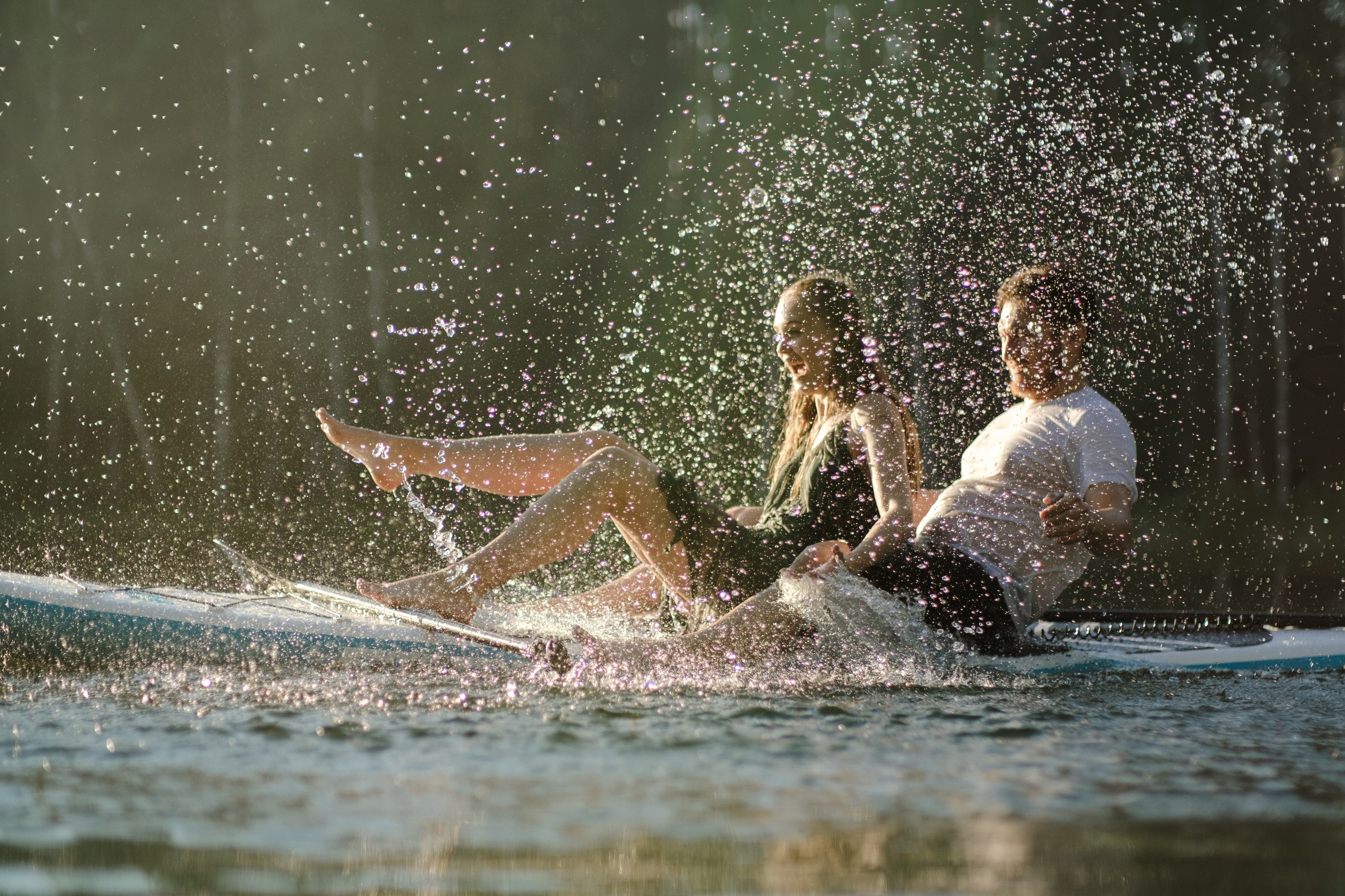 Петя и Лина, на сапах. Интерьерный фотограф и видеограф в Санкт-Петербурге Вадим Балбашевский