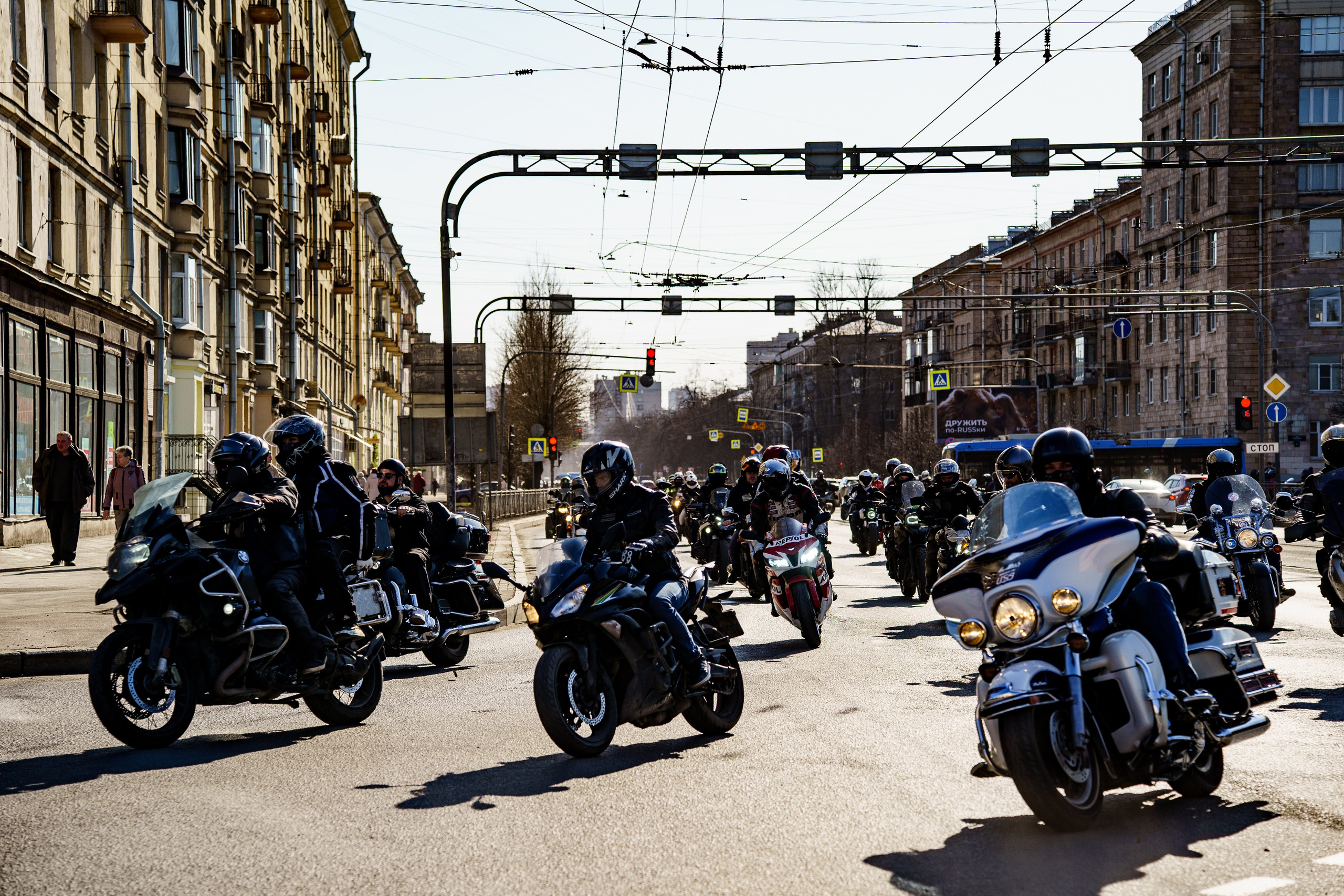 Прохват мотоклуба Norman Riders ч.1. Концертный и репортажный фотограф в Санкт-Петербурге Слава Пахомов