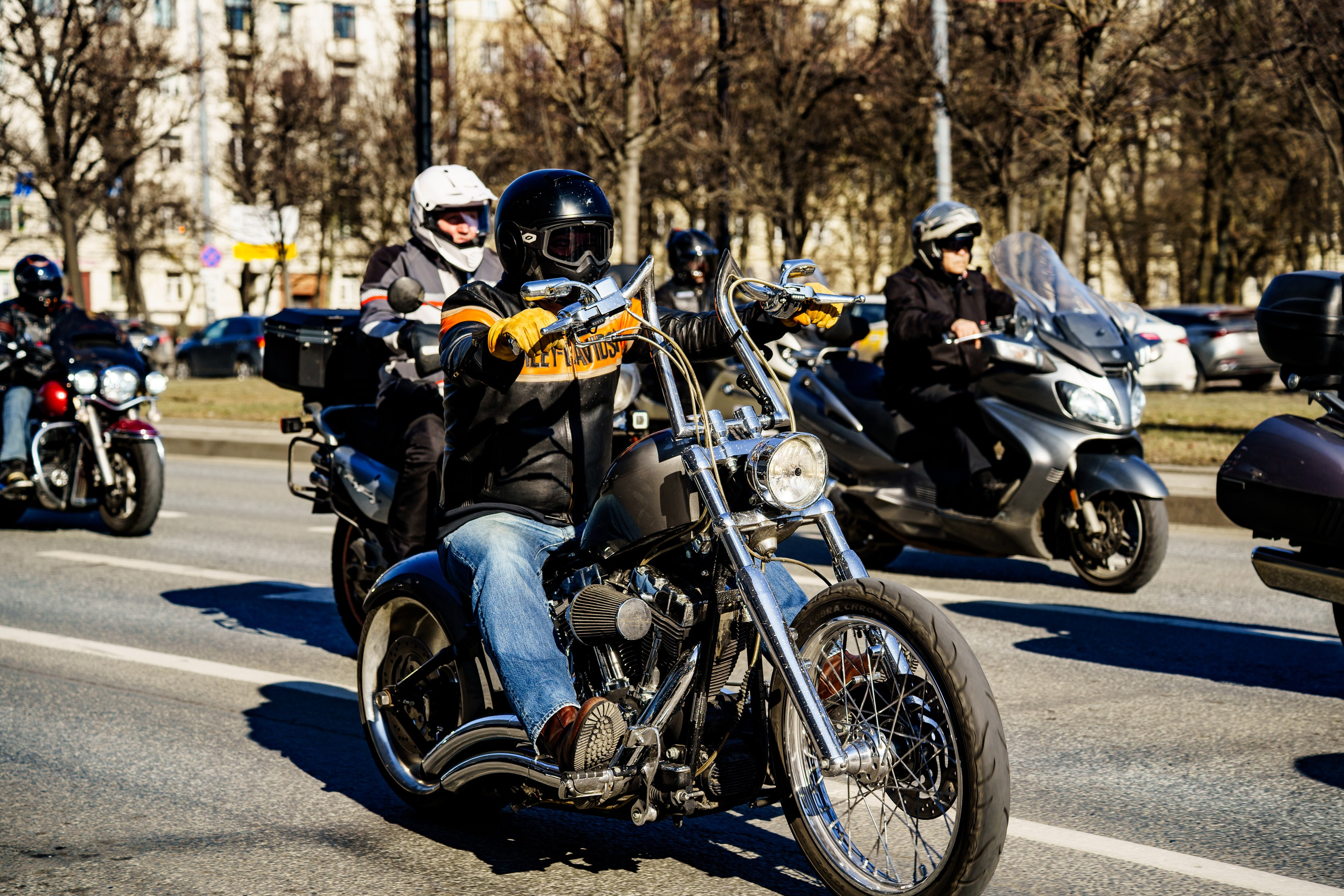 Прохват мотоклуба Norman Riders ч.1. Концертный и репортажный фотограф в Санкт-Петербурге Слава Пахомов