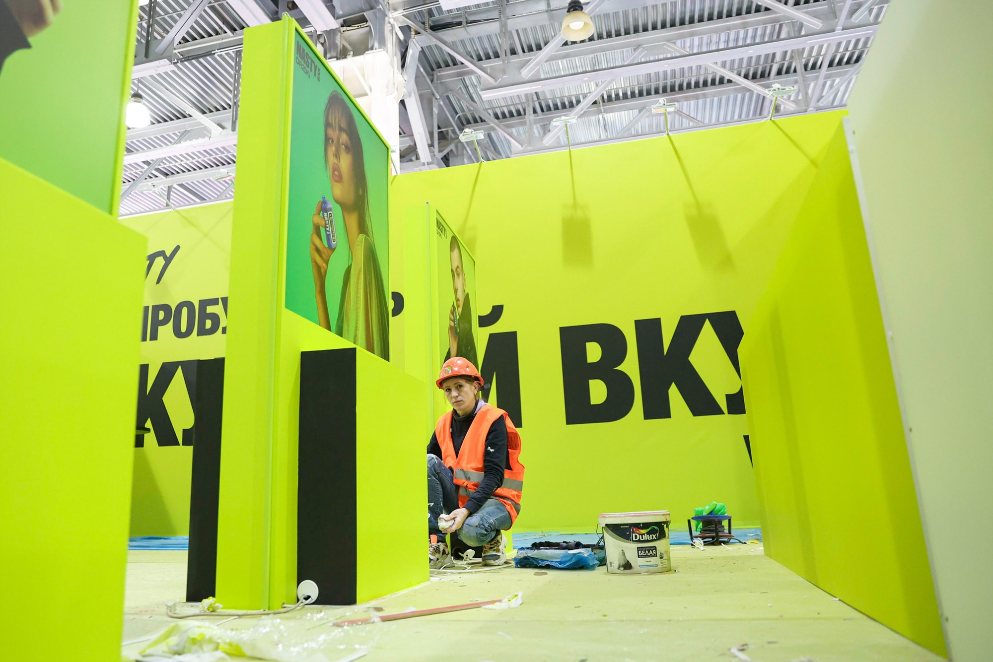 Застройка Vape Club Show. Фотограф Дарья Попова