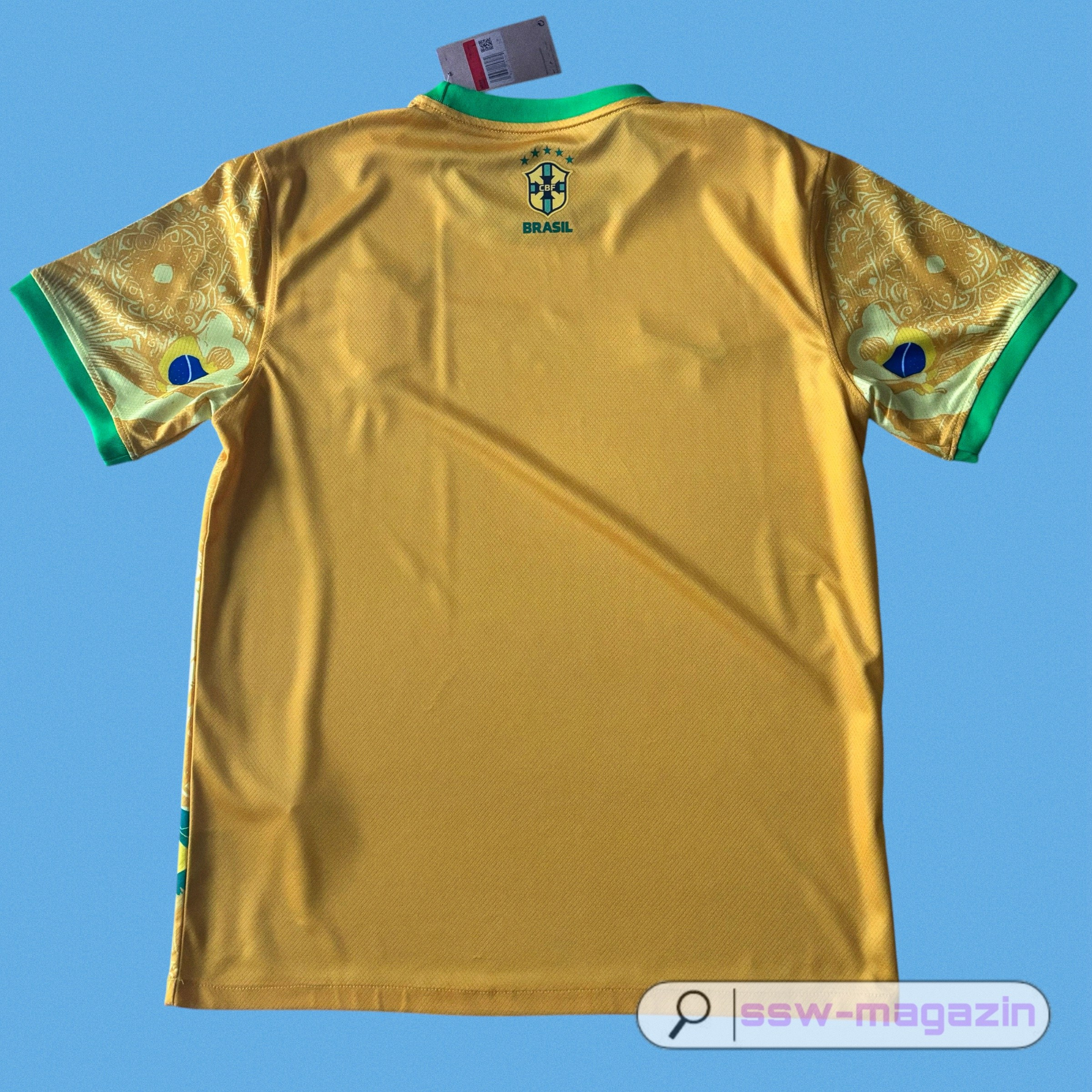 Футболка сборной Бразилии 2025 с Иисусом купить. Футбольный магазин — ssw_magazin