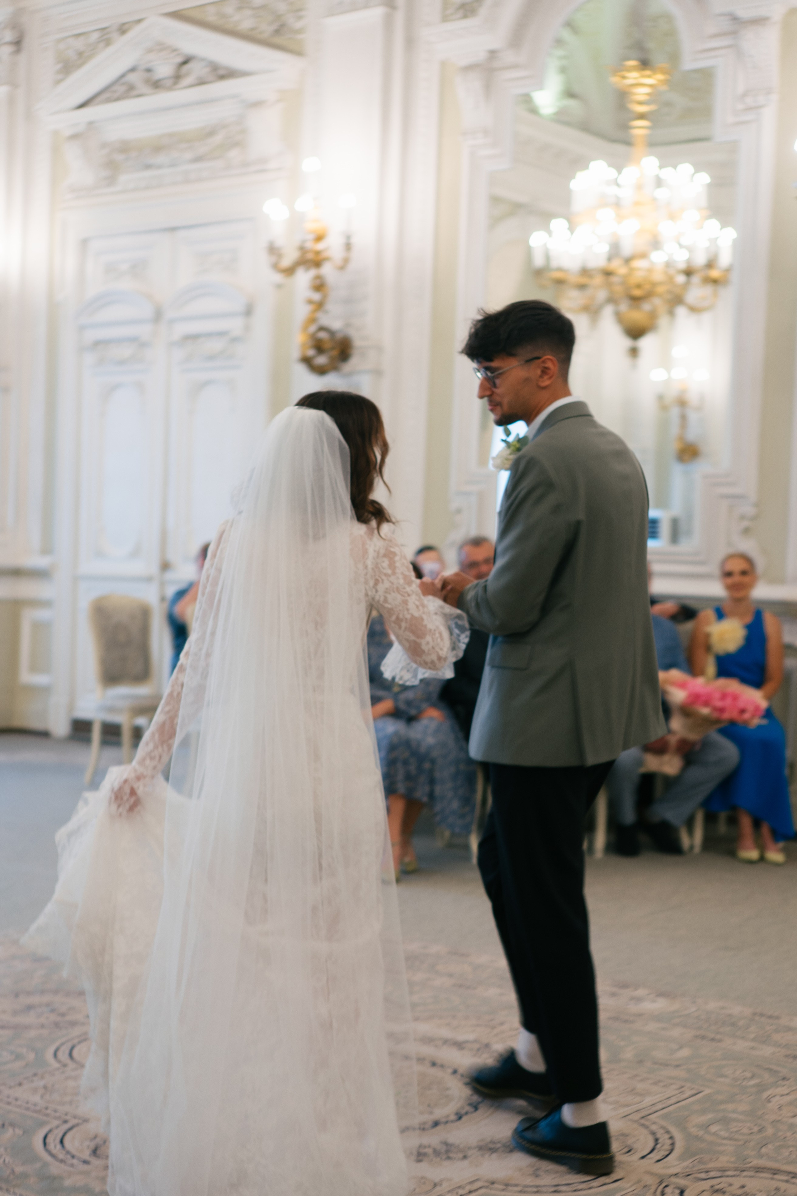 СВАДЕБНАЯ СЬЕМКА В ПЕРВОМ ДВОРЦЕ БРАКОСОЧЕТАНИЯ. Профессиональный фотограф, Санкт-Петербург — Виктория Богомолова