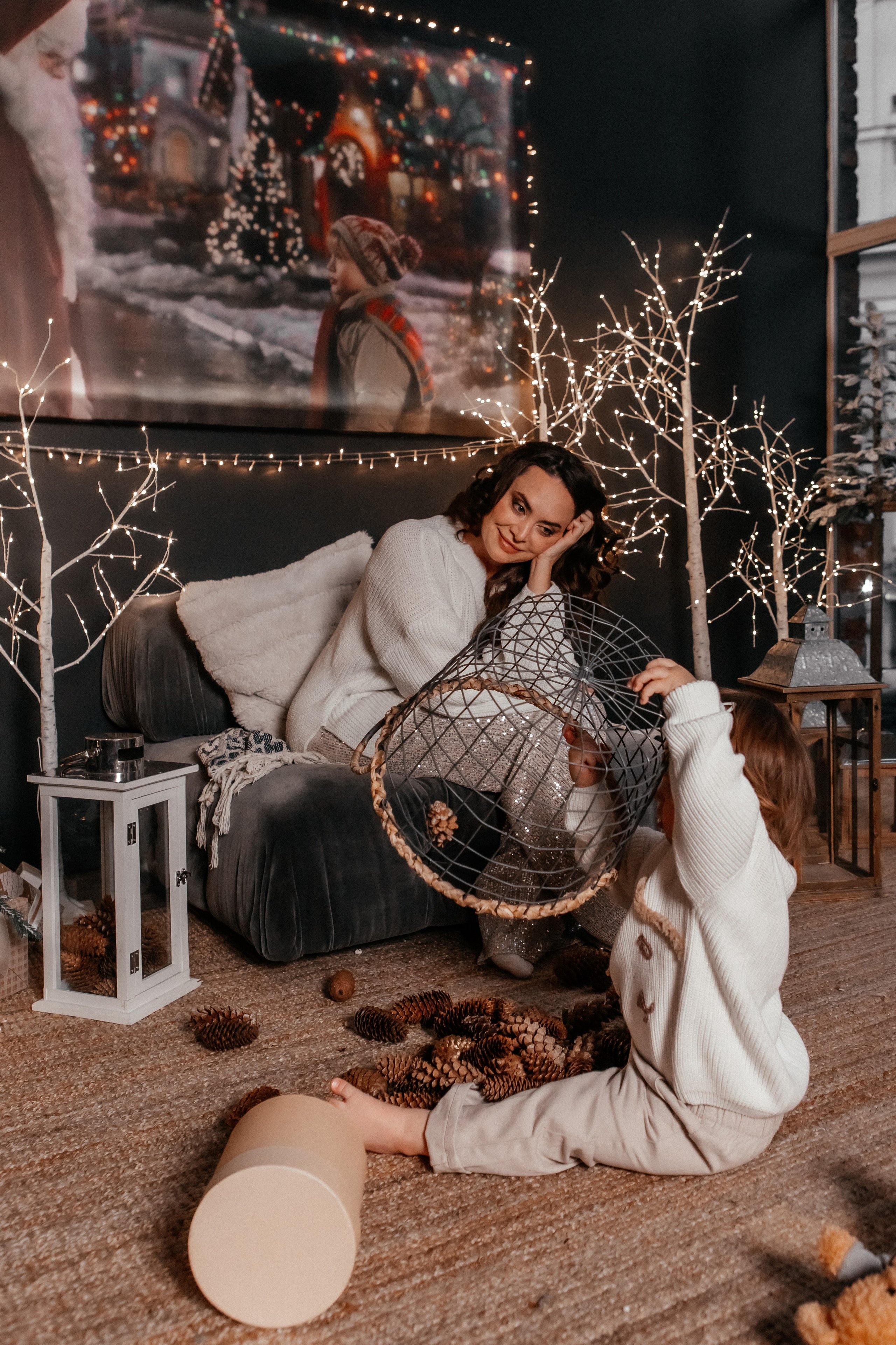 Новый год Натальи и Луняши. Фотограф в Москве Серегина Екатерина