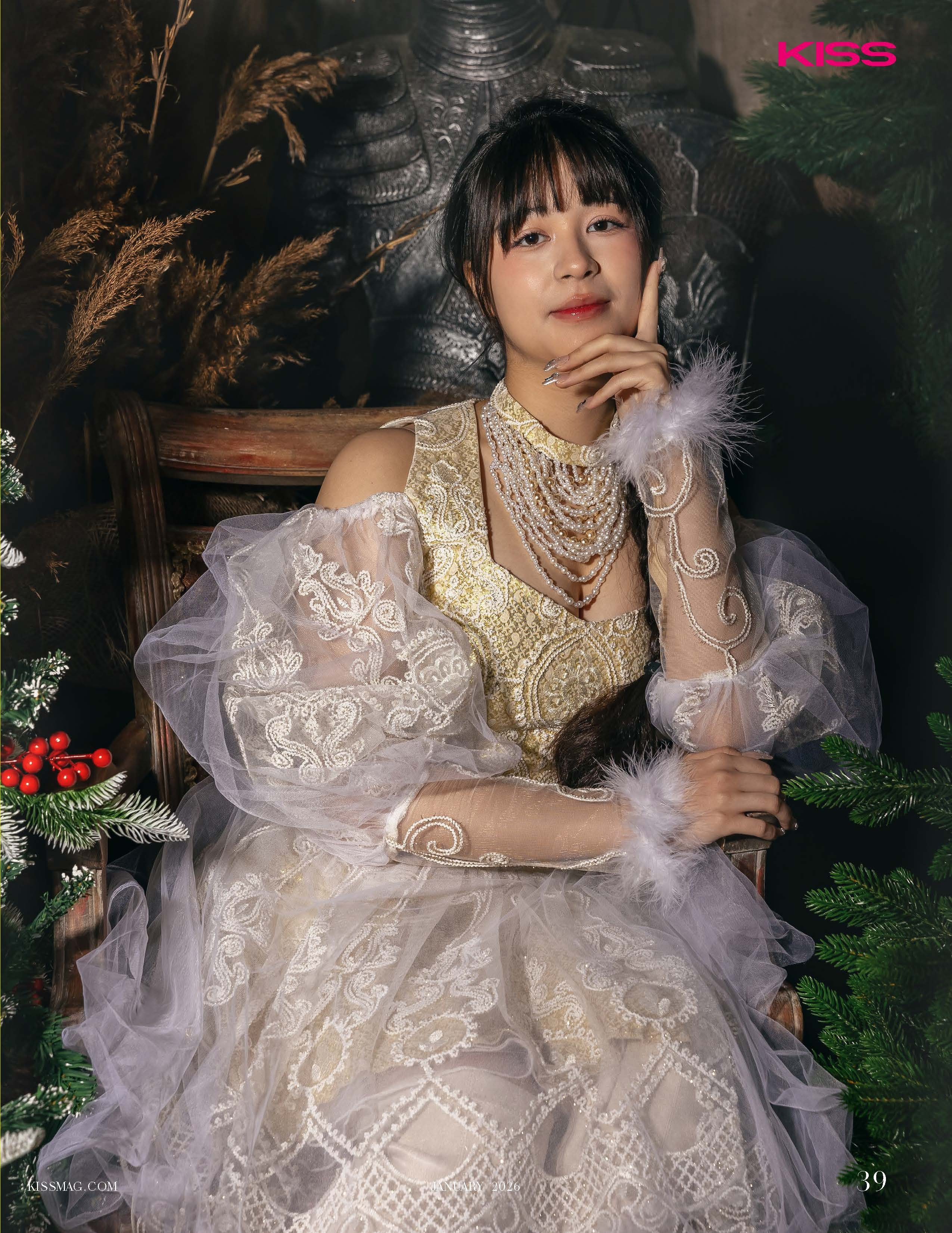 «Зимний цветок». Журнал KISS (Лондон, Великобритания)