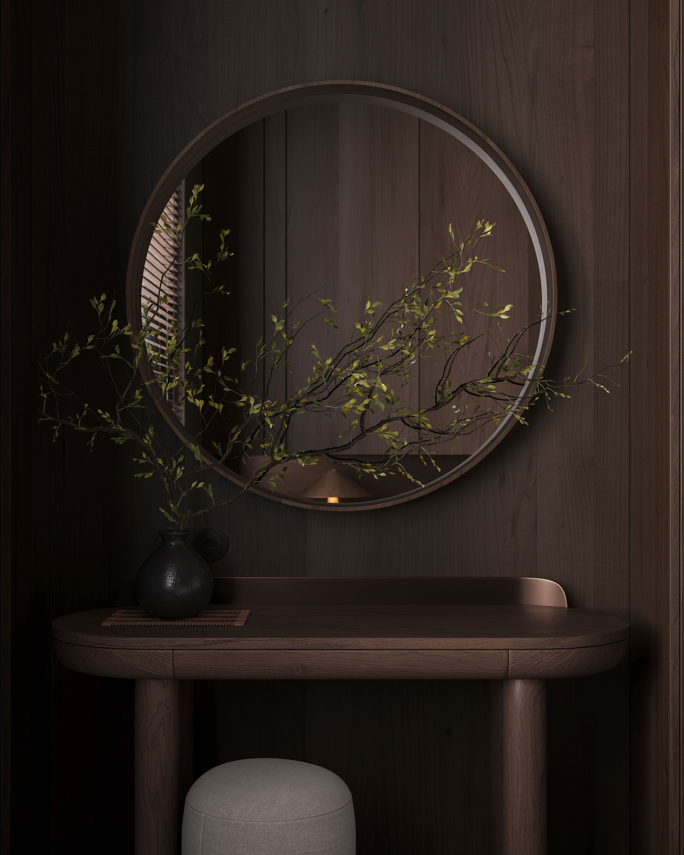 B&W AESTHETIC | DESIGNER ANNE KIREEVA. Interior Visualization by Valerie Stetyukevich