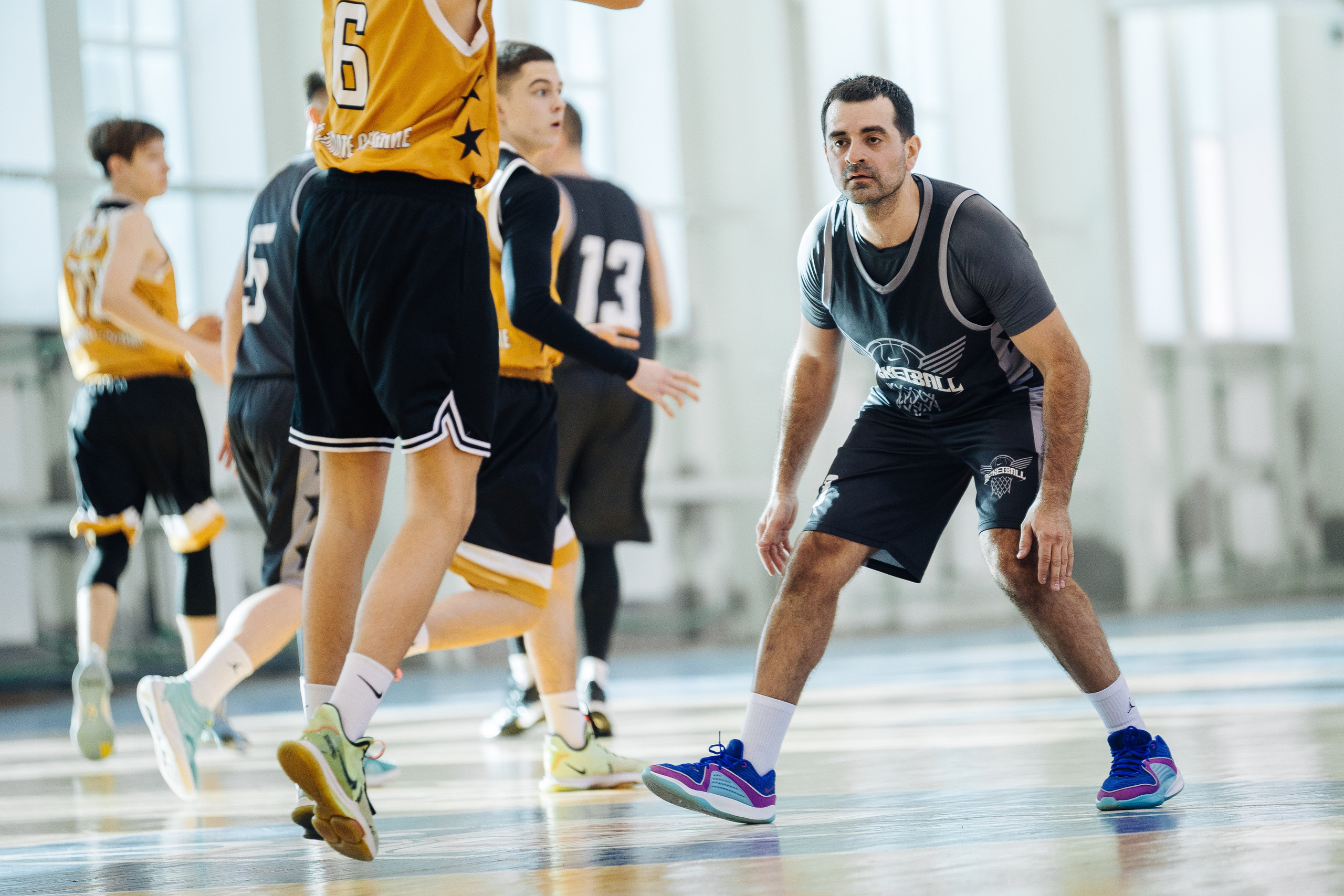 Любительский Чемпионат Магнитогорска по баскетболу // 09.02.25. Денис Прохоров Фотограф в г. Магнитогорск
