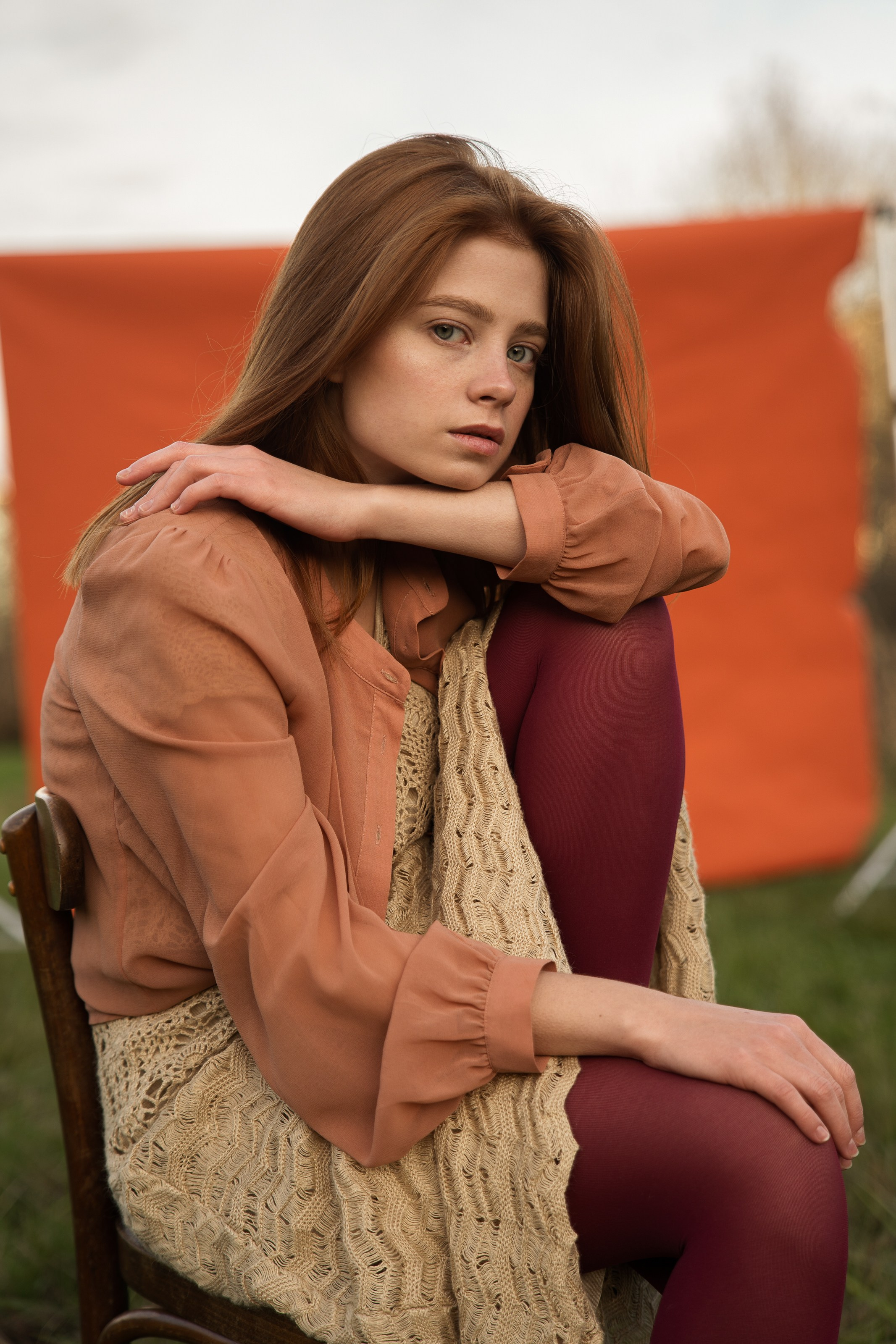 Диана. Осень. Поле. Свадебный фотограф в СПб Сергей Малиновский