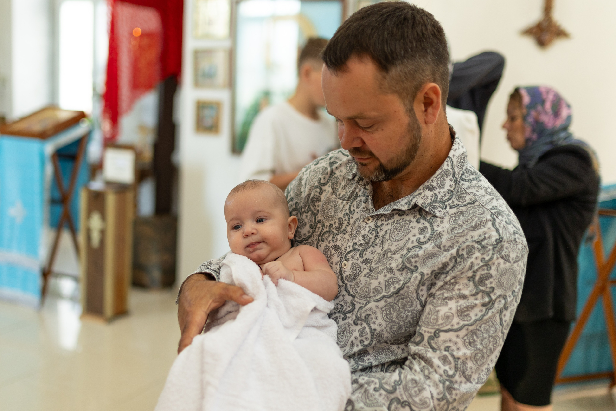 Крещение Артёма (все фото с таинсвта крещения). Фотограф новорожденных. Детский и семейный фотограф Марьяна Юдина