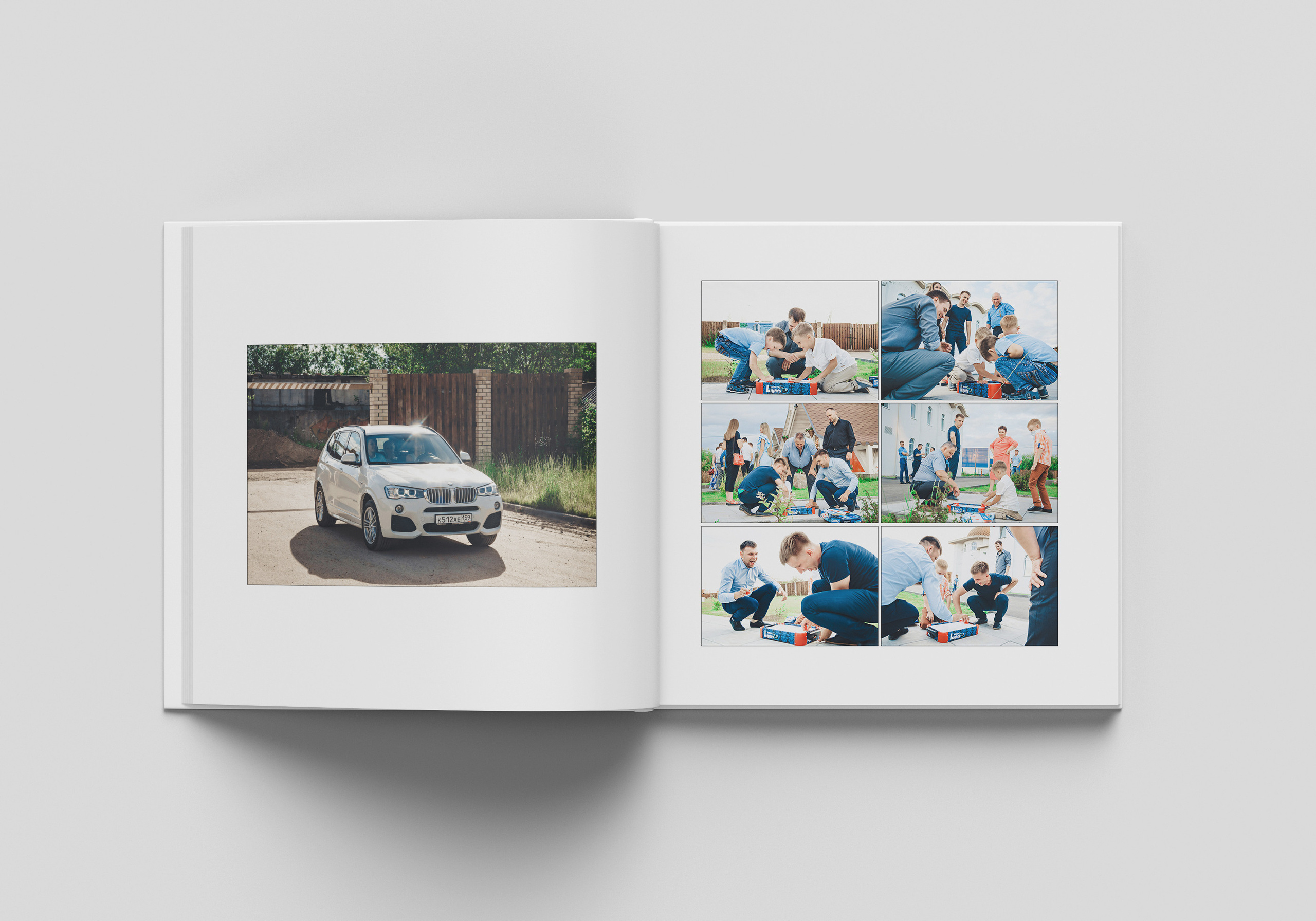 Свадебная фото книга Зотовы. Фотограф Анастасия Крафт