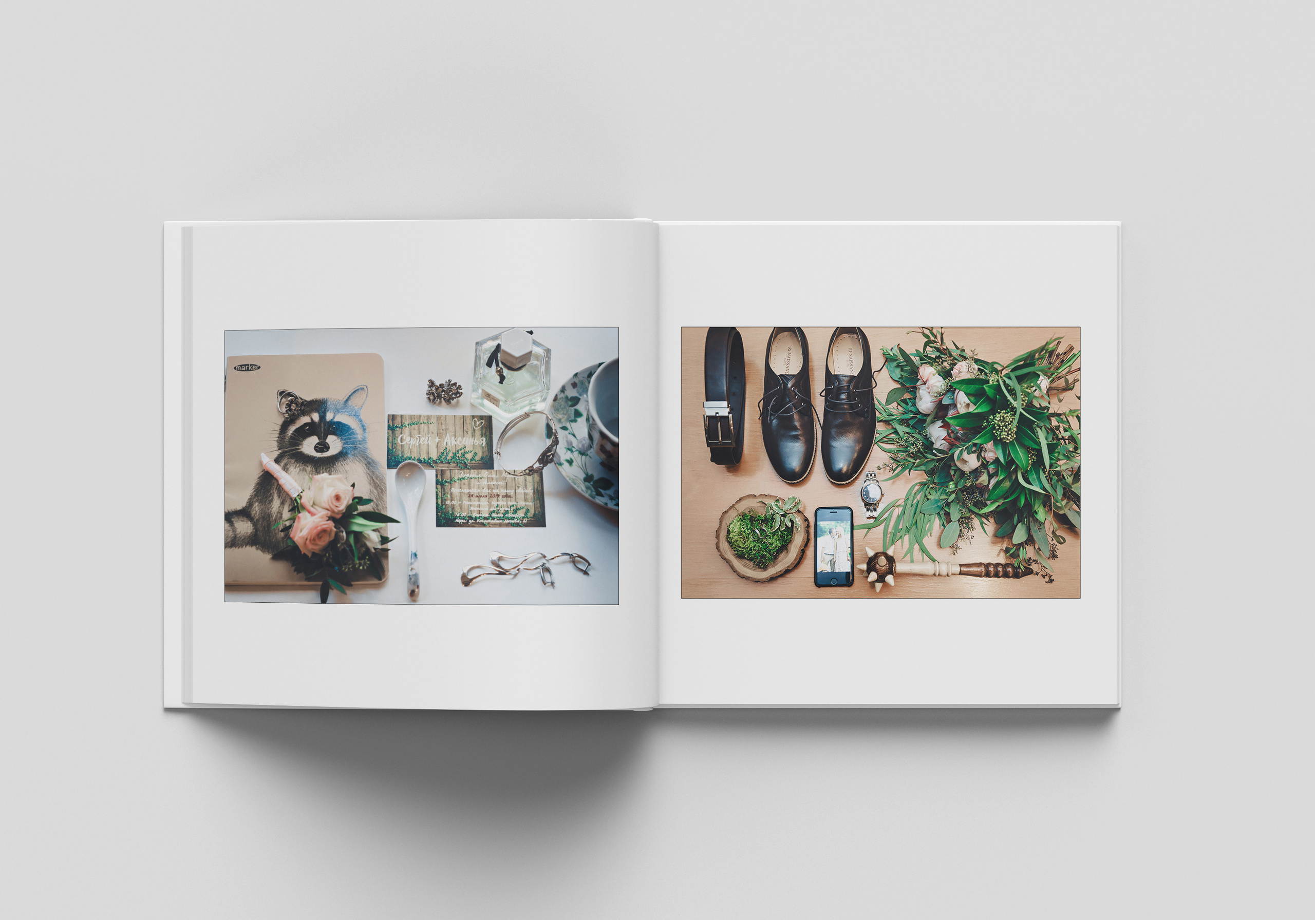 Свадебная фото книга Зотовы. Фотограф Анастасия Крафт