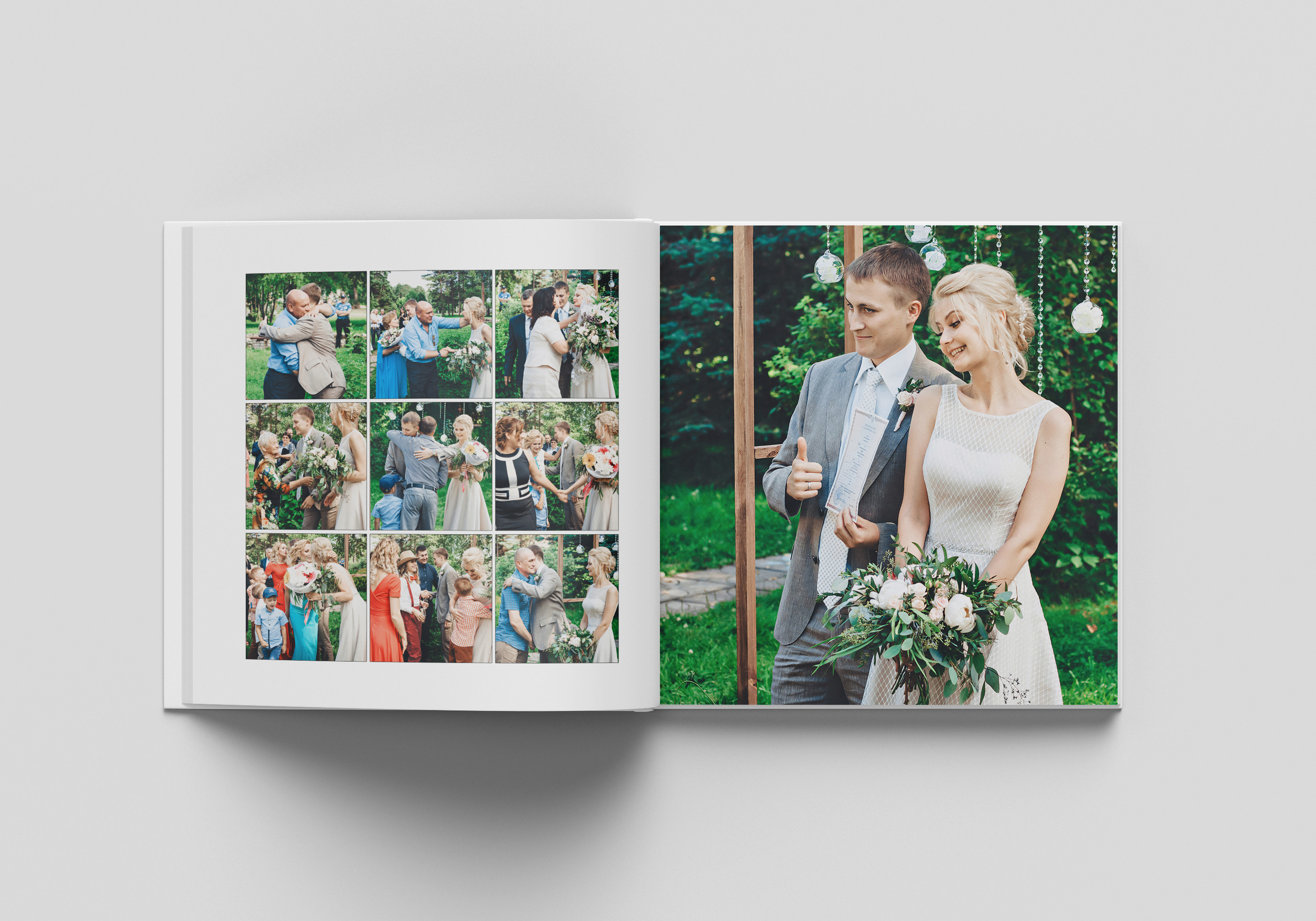 Свадебная фото книга Зотовы. Фотограф Анастасия Крафт