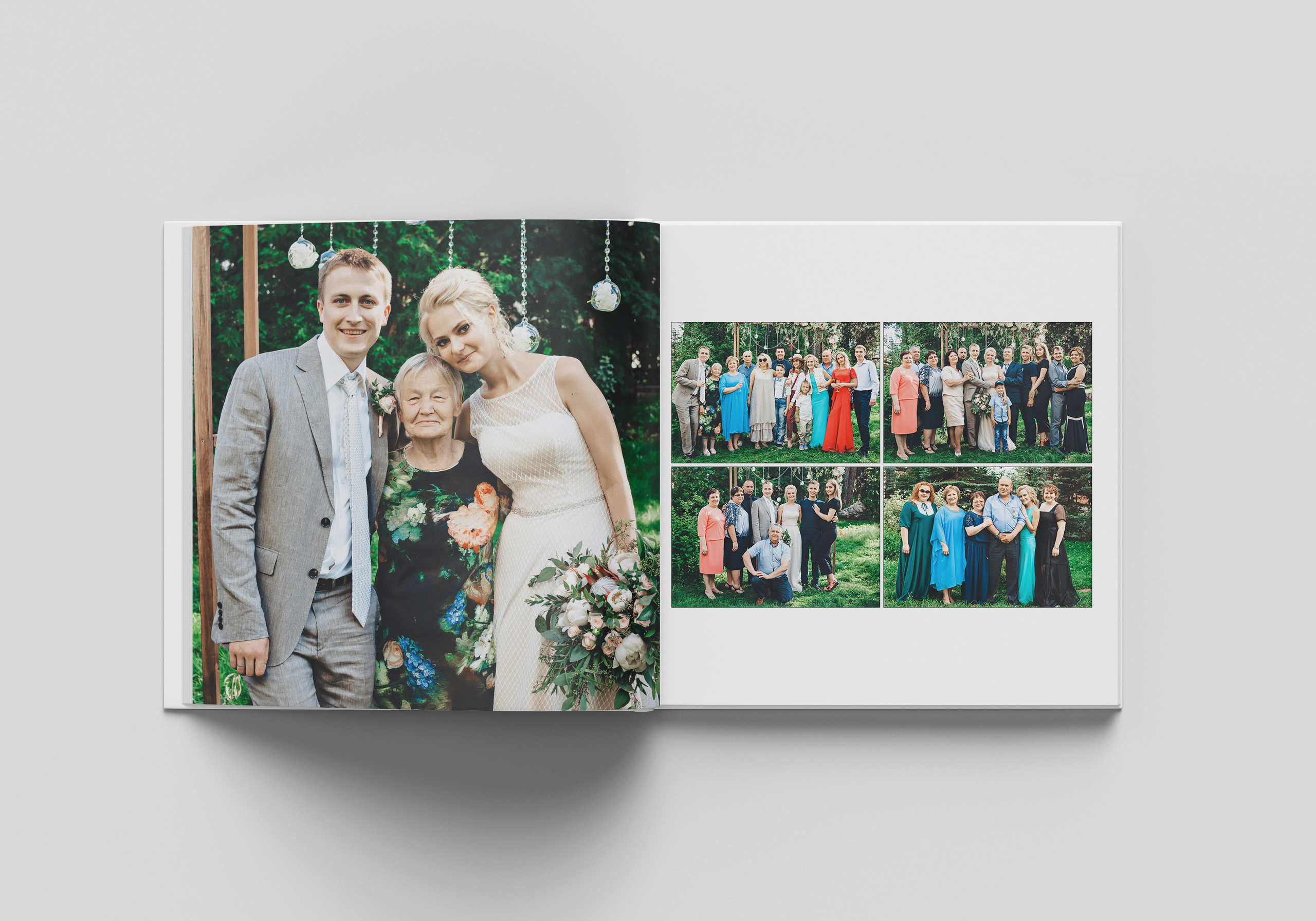 Свадебная фото книга Зотовы. Фотограф Анастасия Крафт