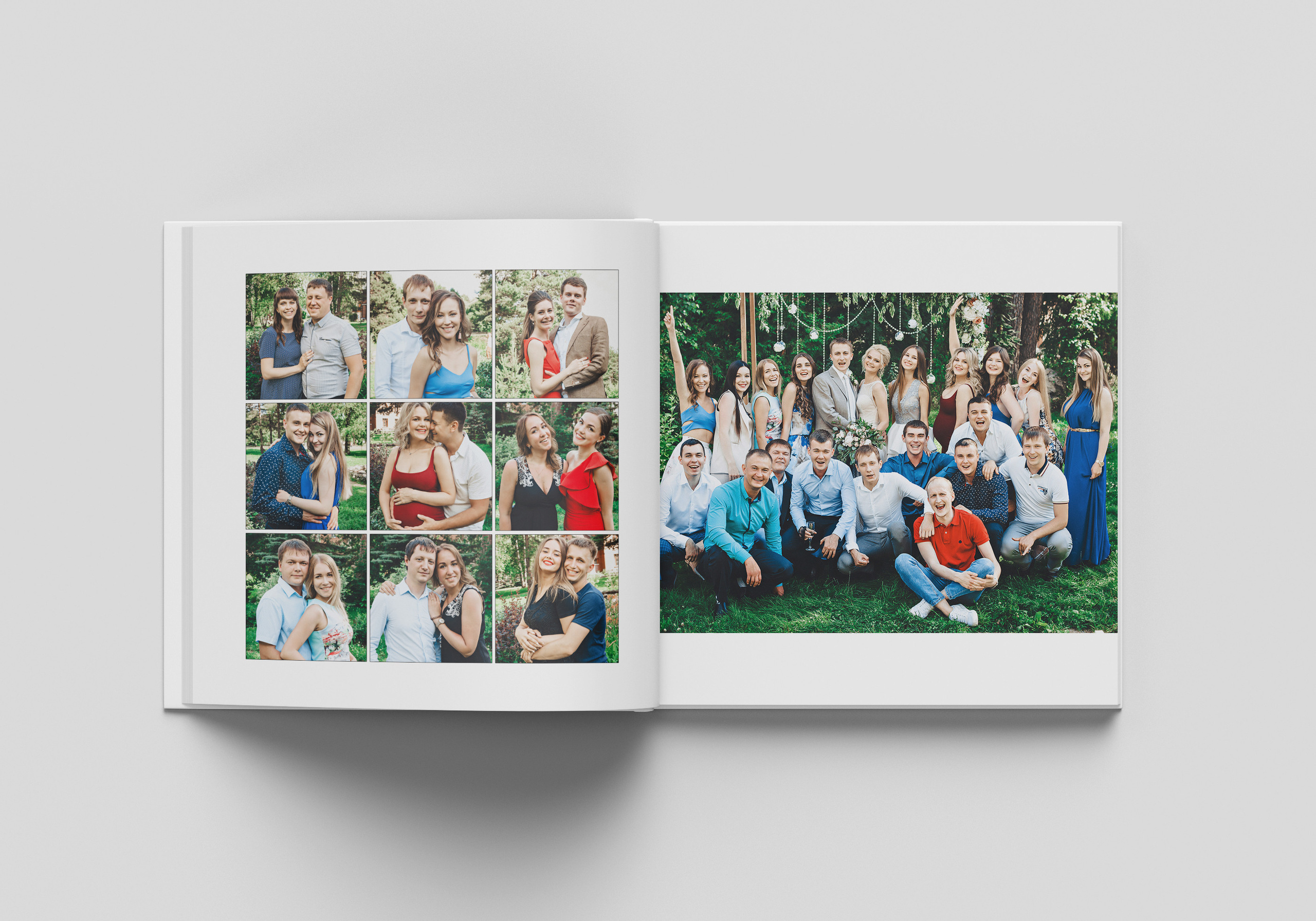 Свадебная фото книга Зотовы. Фотограф Анастасия Крафт