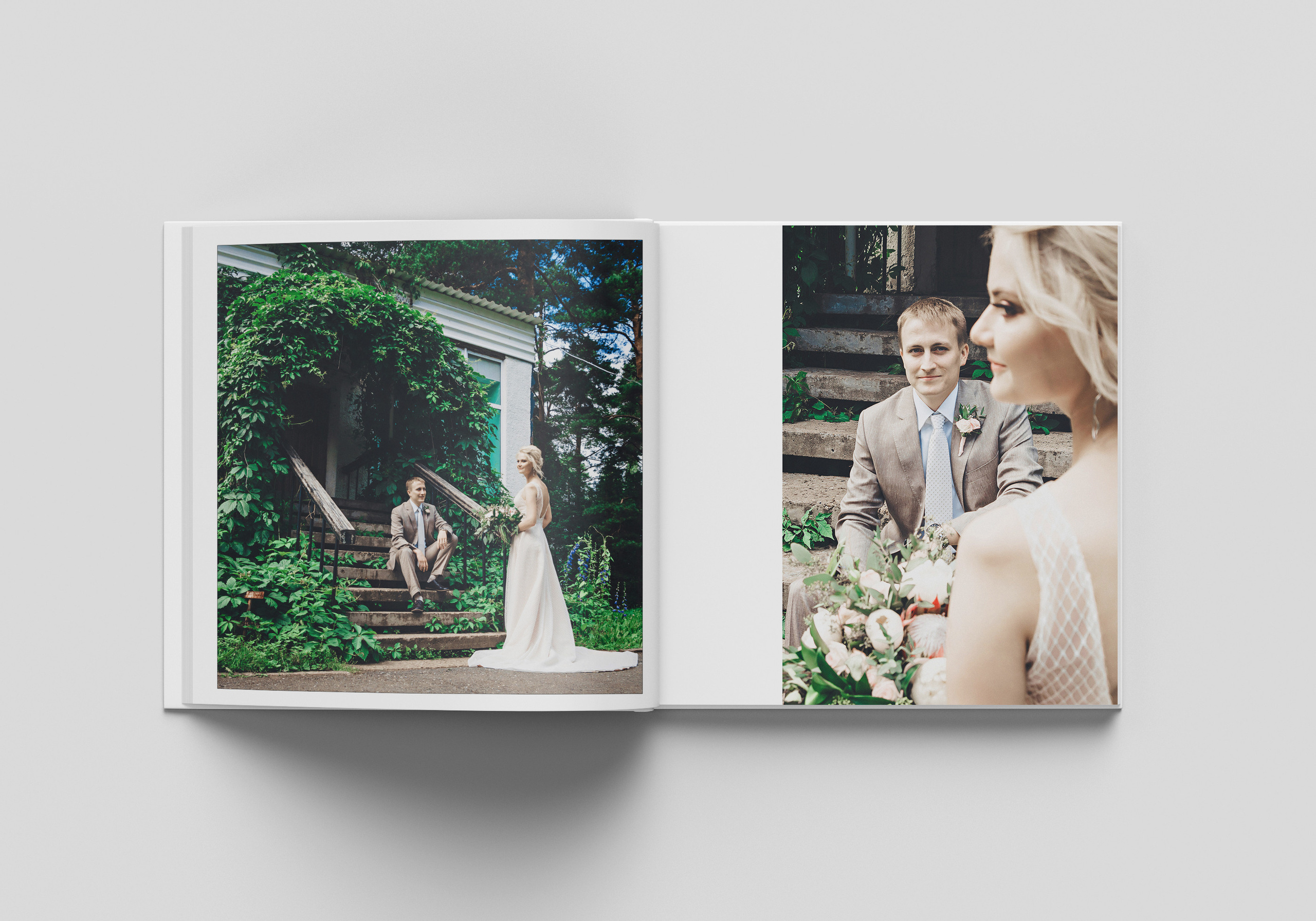 Свадебная фото книга Зотовы. Фотограф Анастасия Крафт