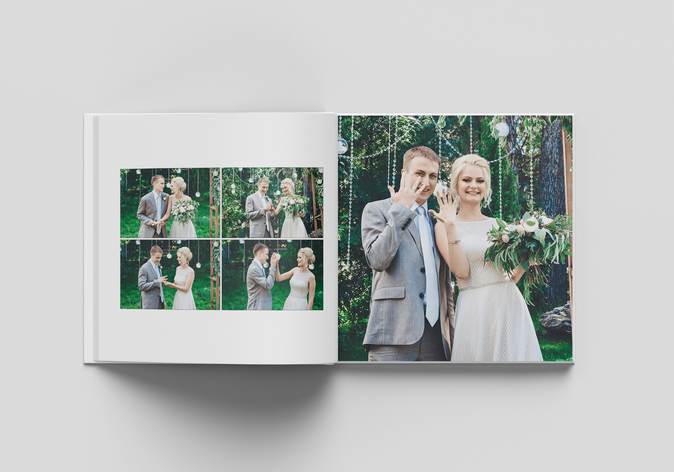 Свадебная фото книга Зотовы. Фотограф Анастасия Крафт