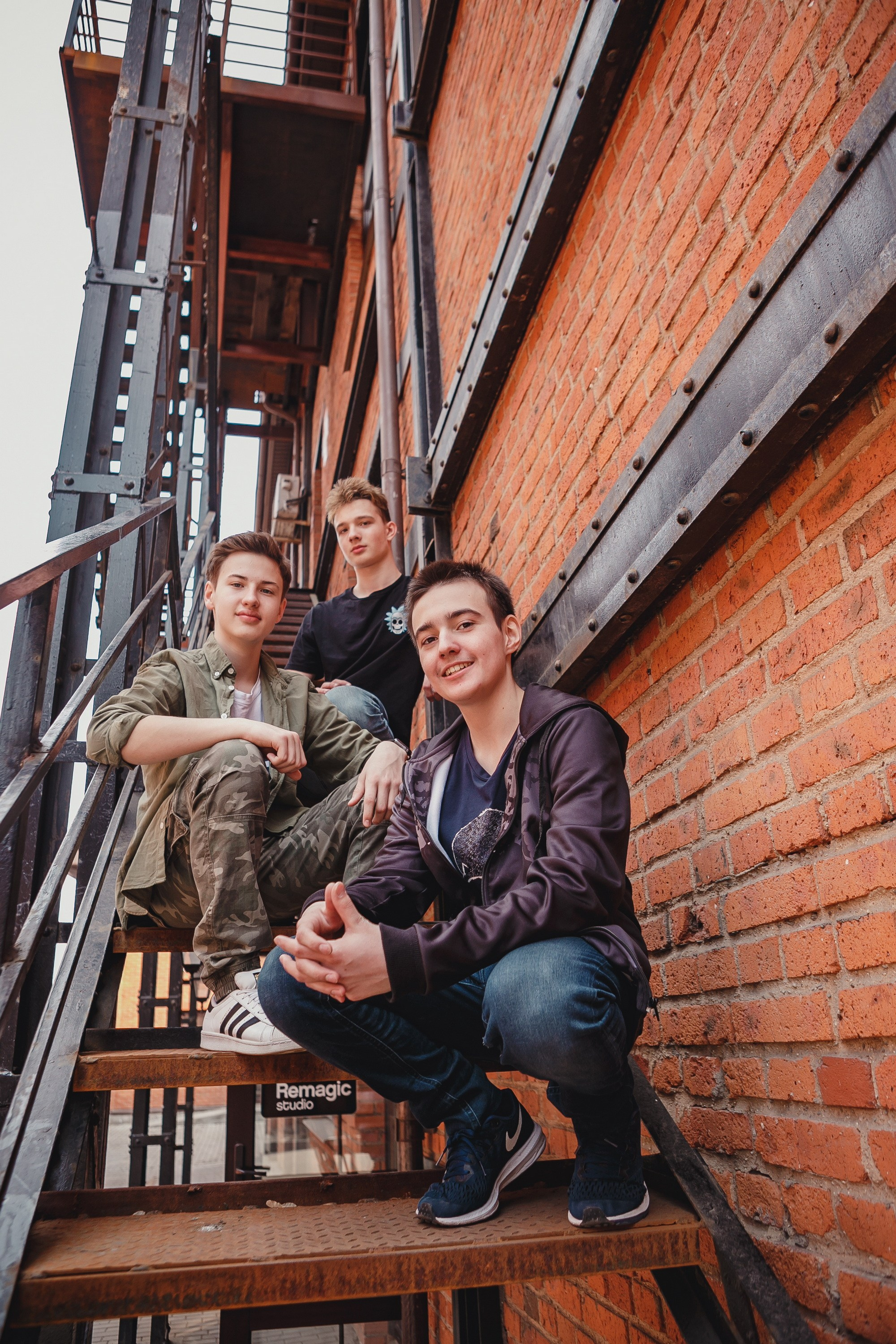 С друзьями в день рождения