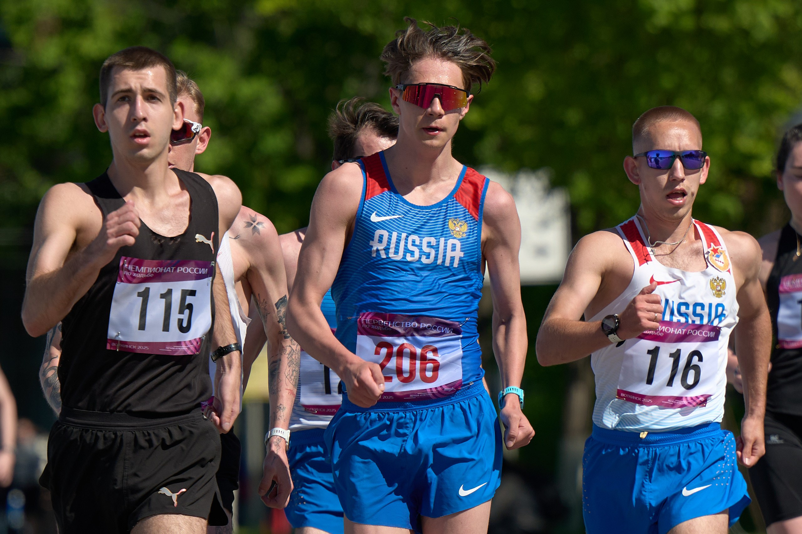 Чемпионат России по спортивной ходьбе 2025. Спортивный репортажный фотограф в Ижевске Сергей Мерзляков