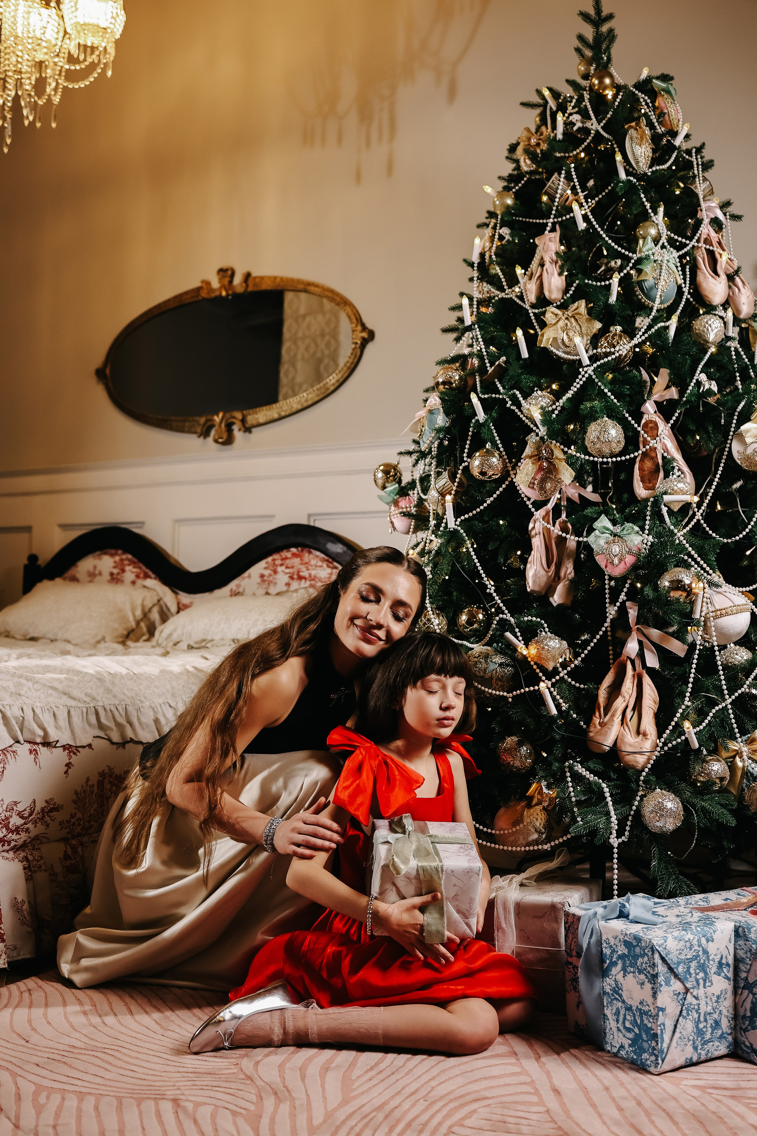 Новогодняя история Людмилы и Полины. Свадебный и семейный фотограф в Воронеже Ксения Воротникова
