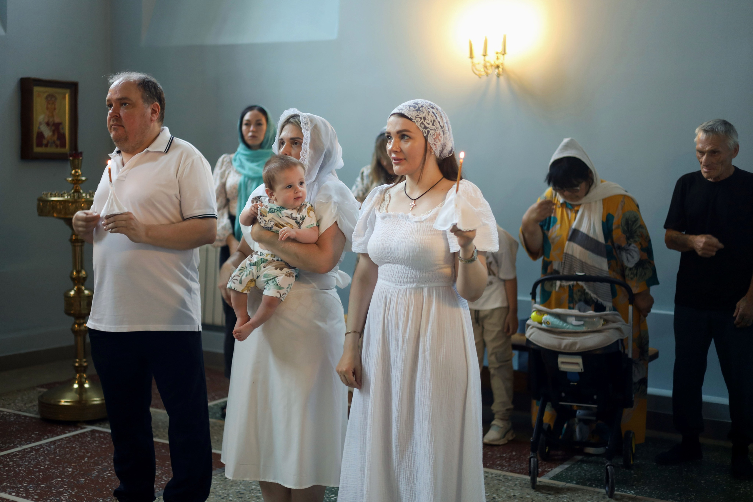 Таинство крещения. Фотограф новорожденных Саратов