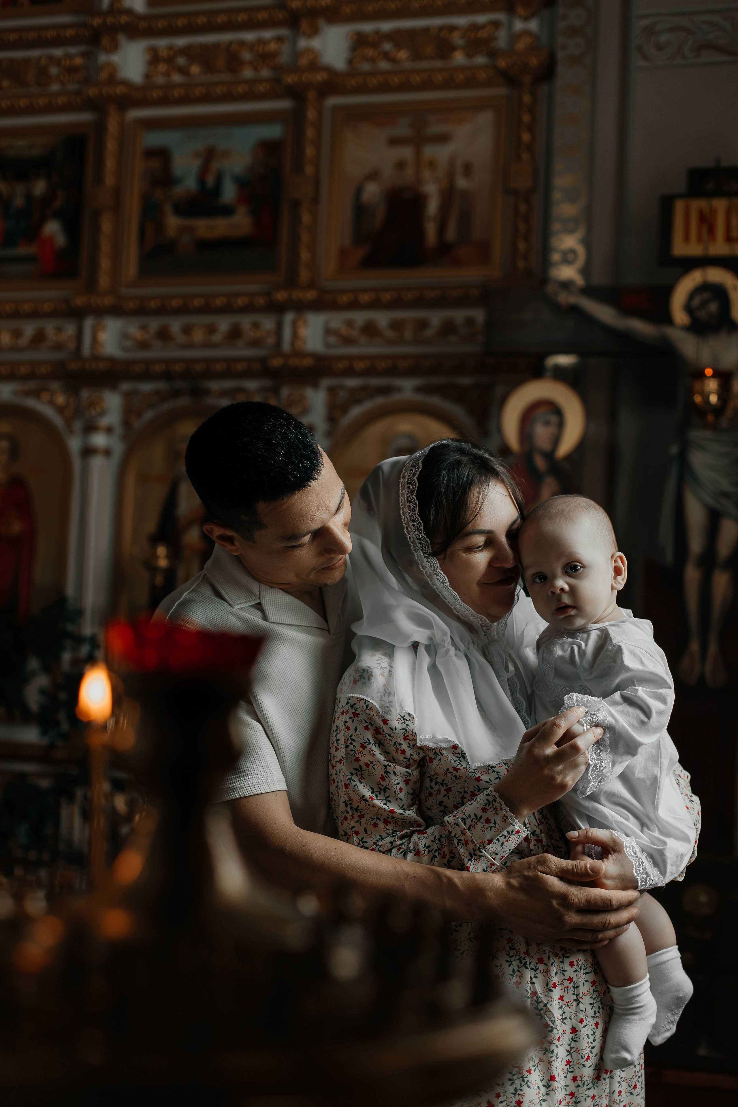 Таинство крещения Димочки. Фотограф в городе Сальск