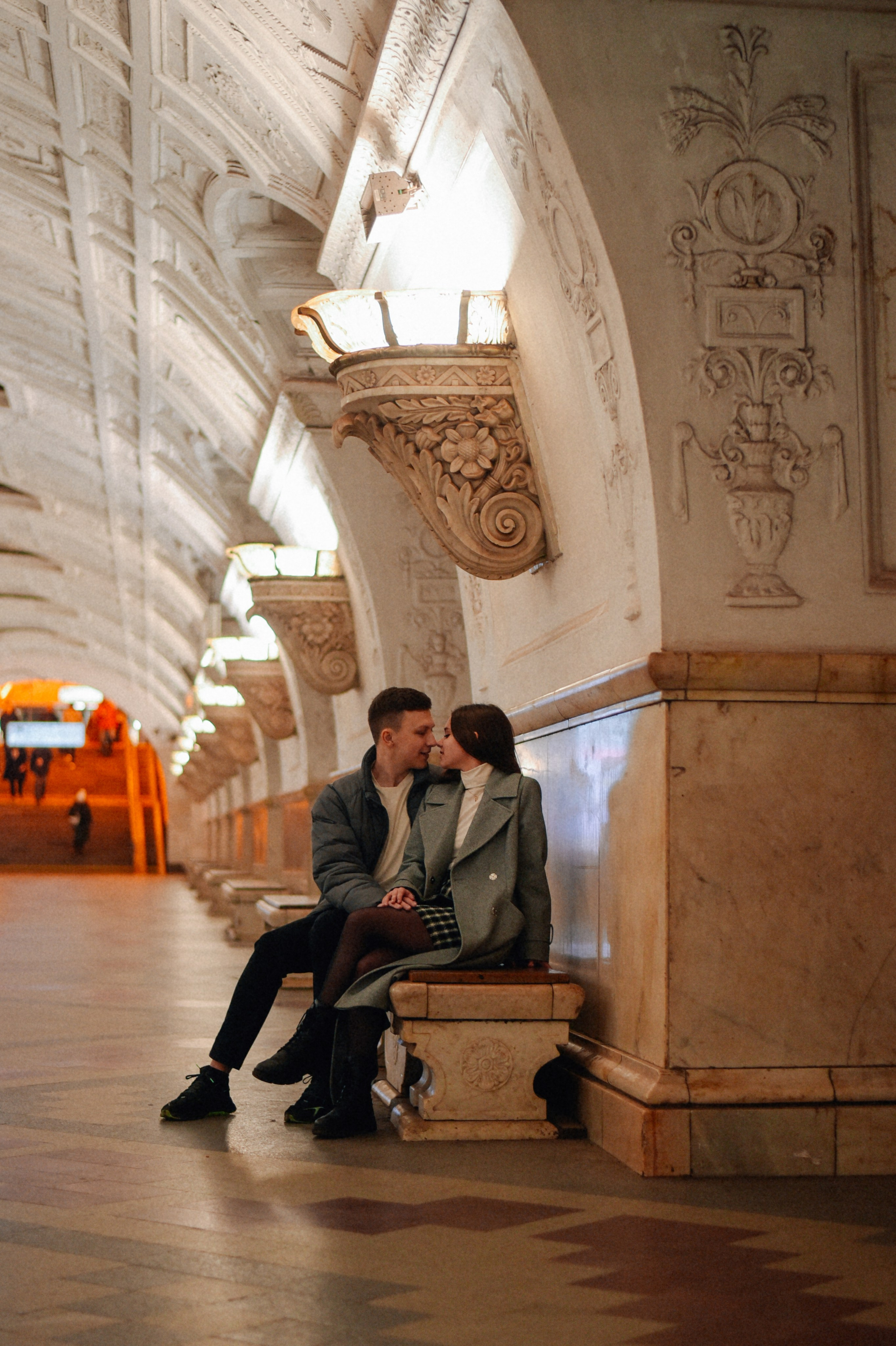 Пустое метро. Фотограф Лола Волна, город Москва