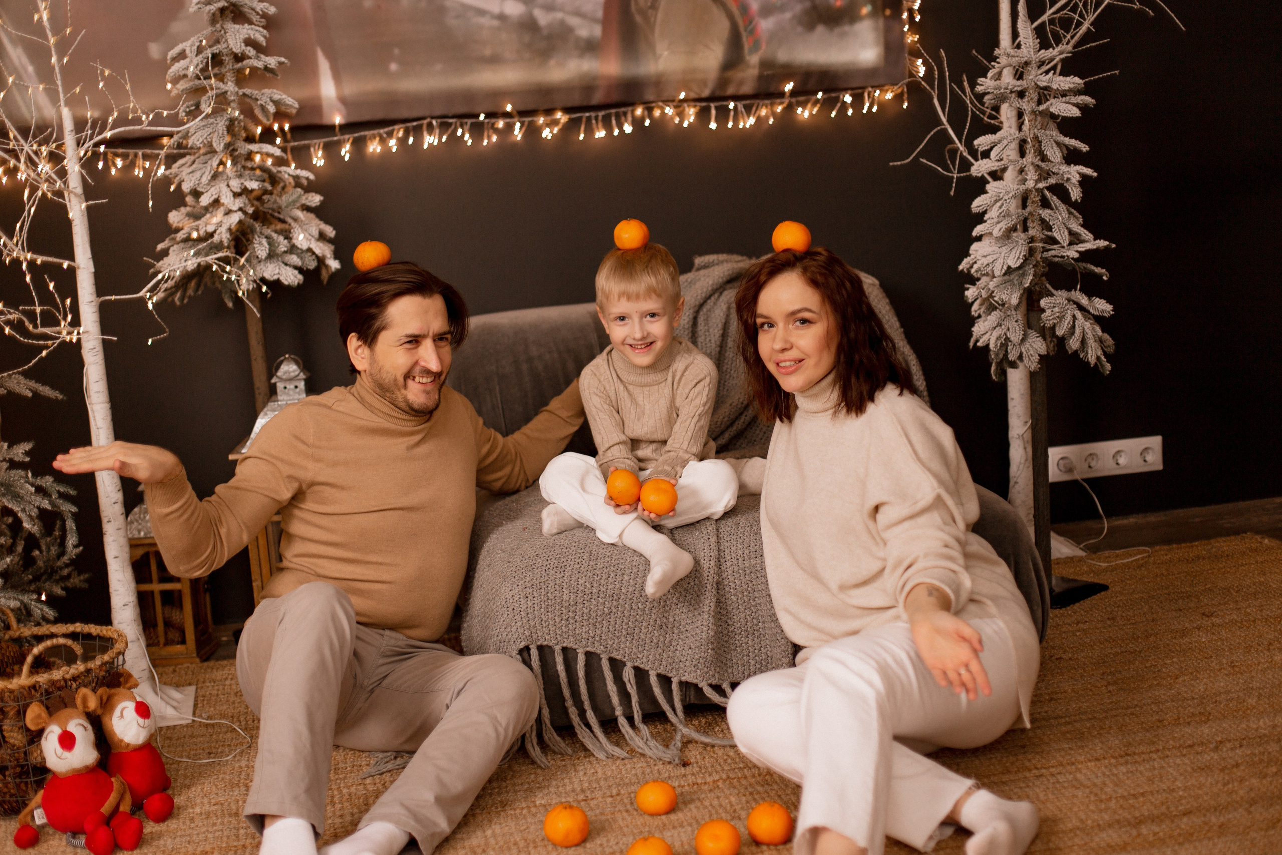 Новогодняя семейная фотосессия. Brand и контент фотограф