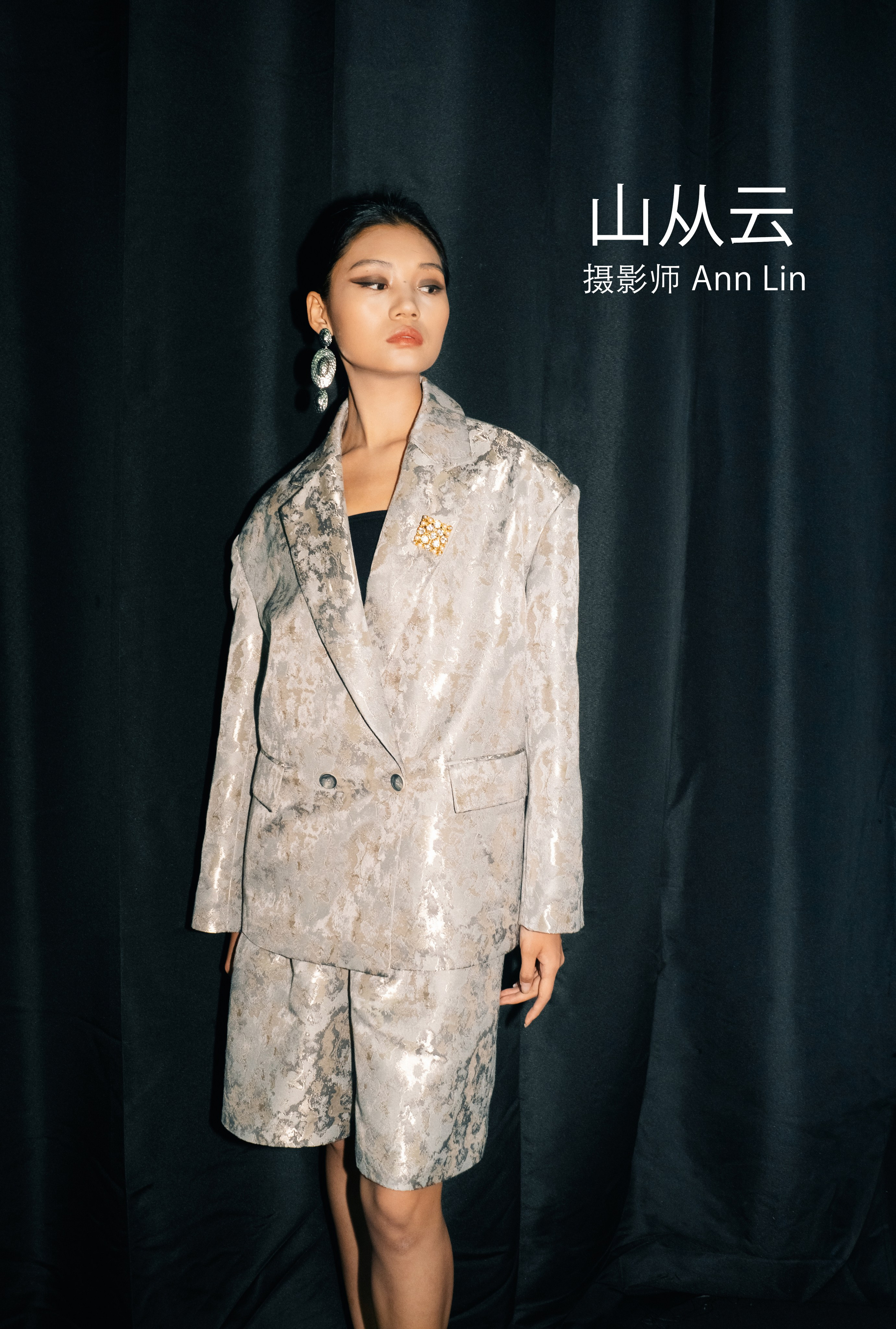 Backstage at Beijing Fashion