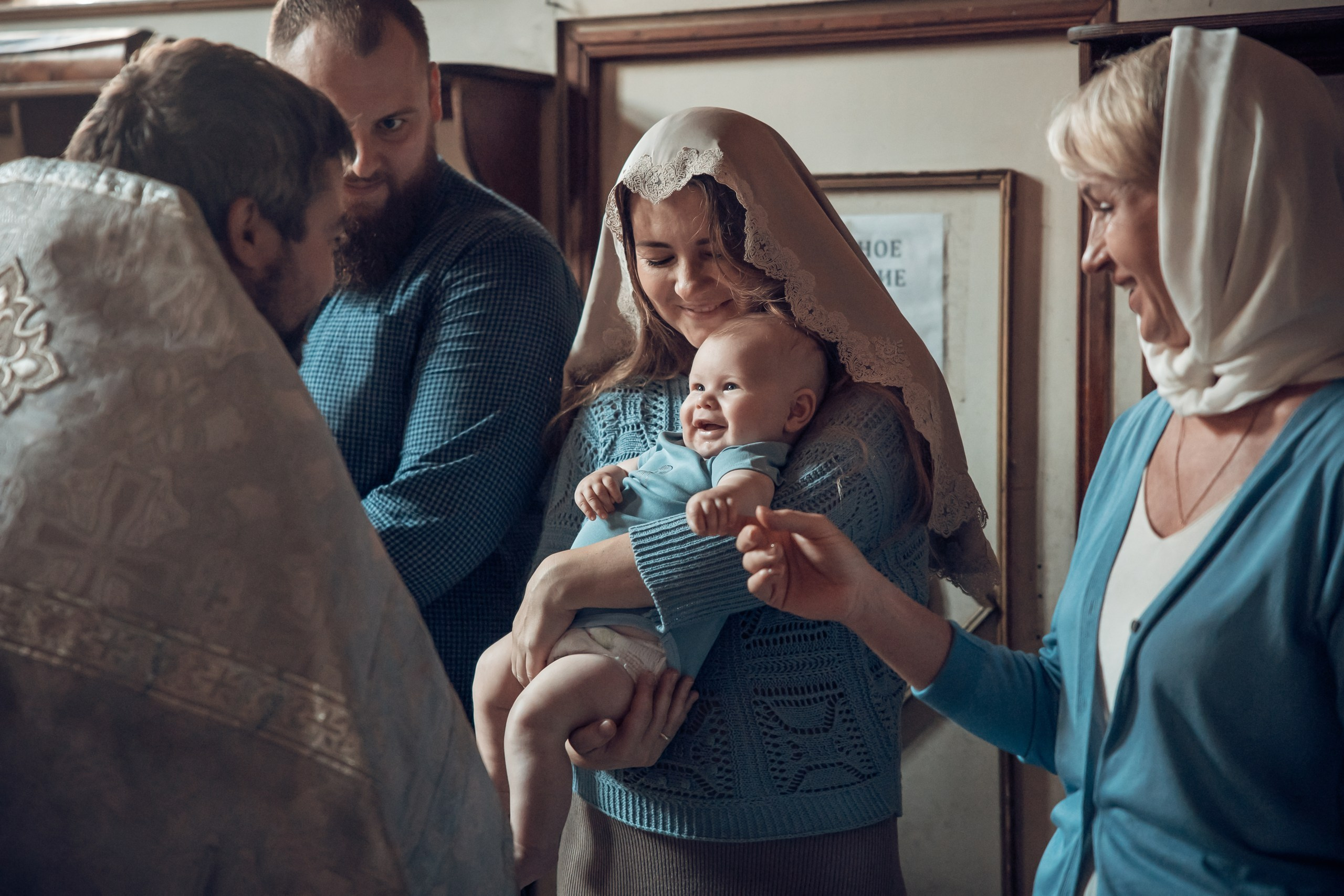 Таинство крещения. Семейный и детский фотограф в Москве Орешина Юлия