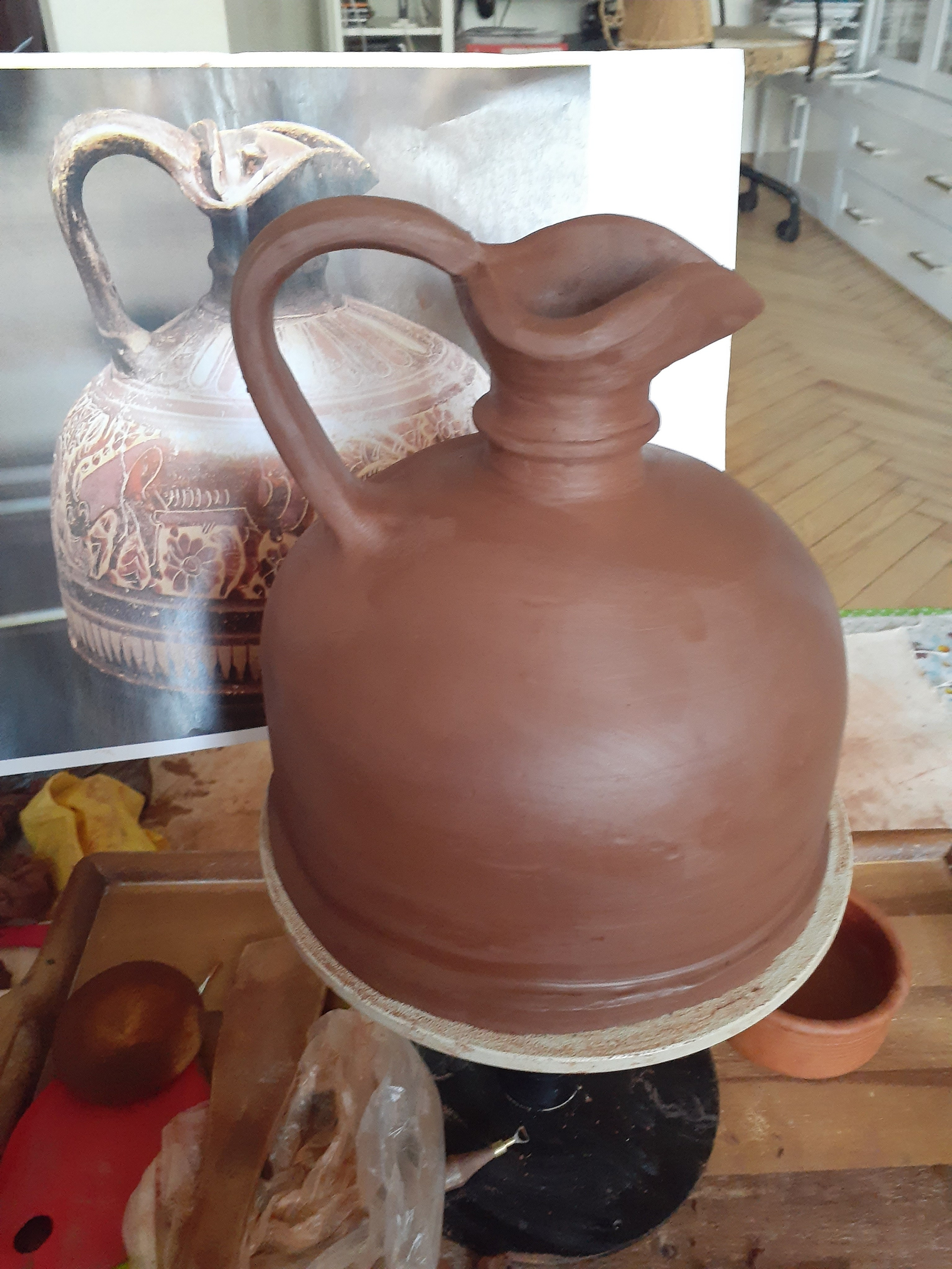 Что остается за кадром, или процесс работы керамиста. Керамика с историей. Елена Рогалёва