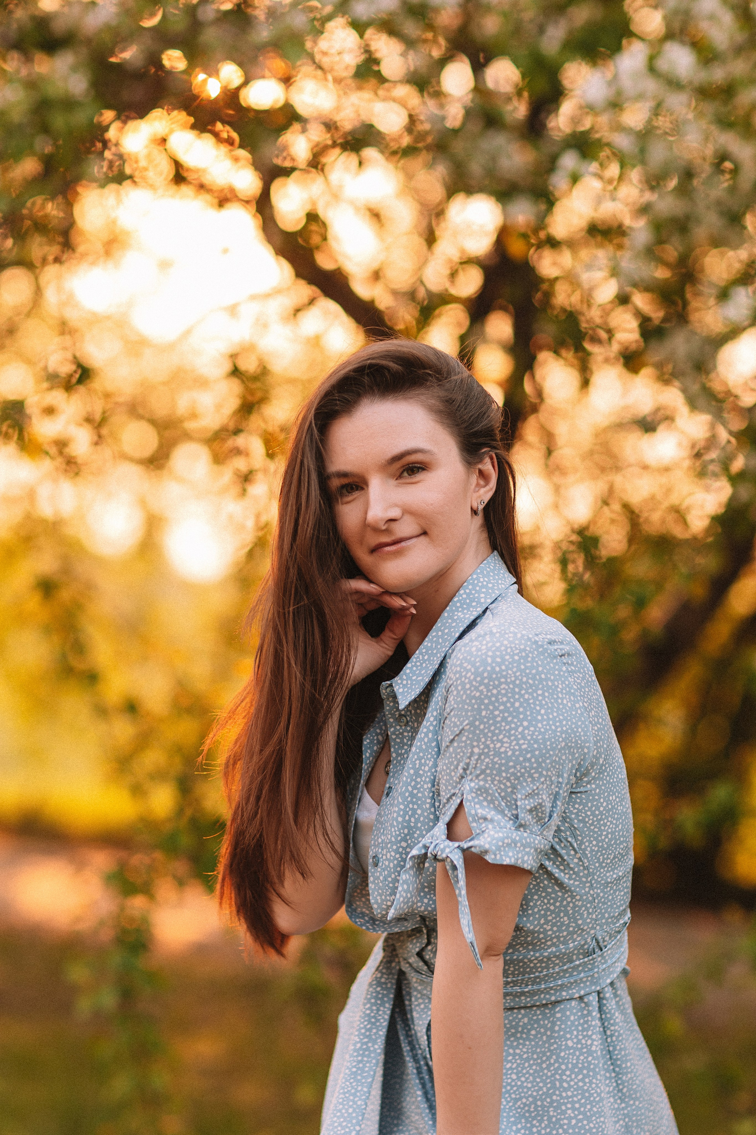 Яблони. Семейный фотограф Тюмень, фотограф на роды Салмина Мария